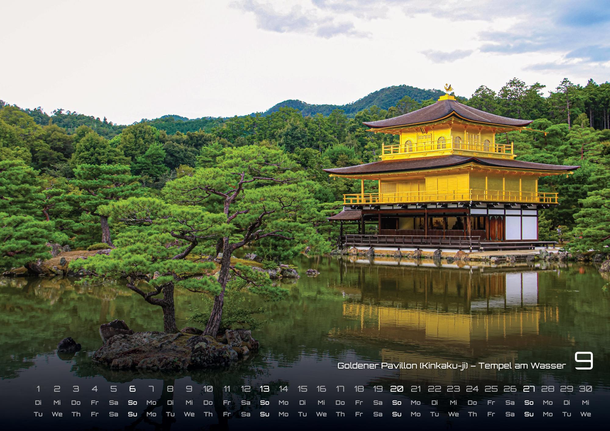 Beispielinhalt (Bild) Japan - Im Land der aufgehenden Sonne - 2026 - Kalender DIN A3