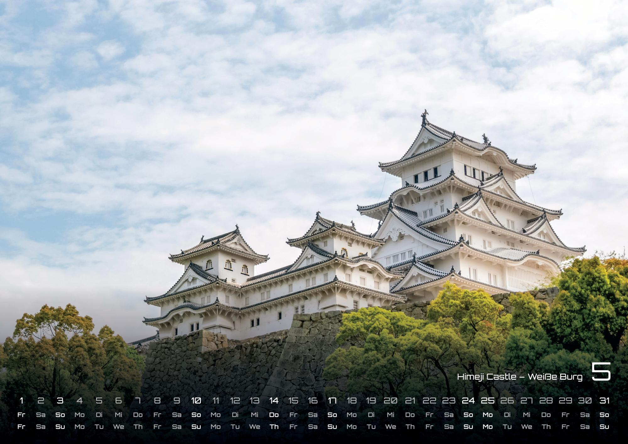 Beispielinhalt (Bild) Japan - Im Land der aufgehenden Sonne - 2026 - Kalender DIN A2