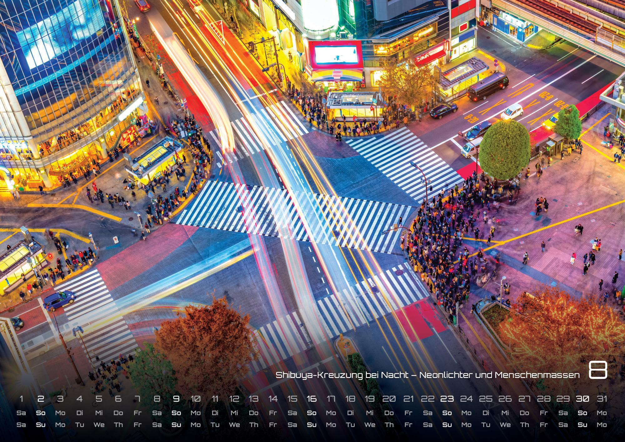 Beispielinhalt (Bild) Japan - Im Land der aufgehenden Sonne - 2026 - Kalender DIN A2