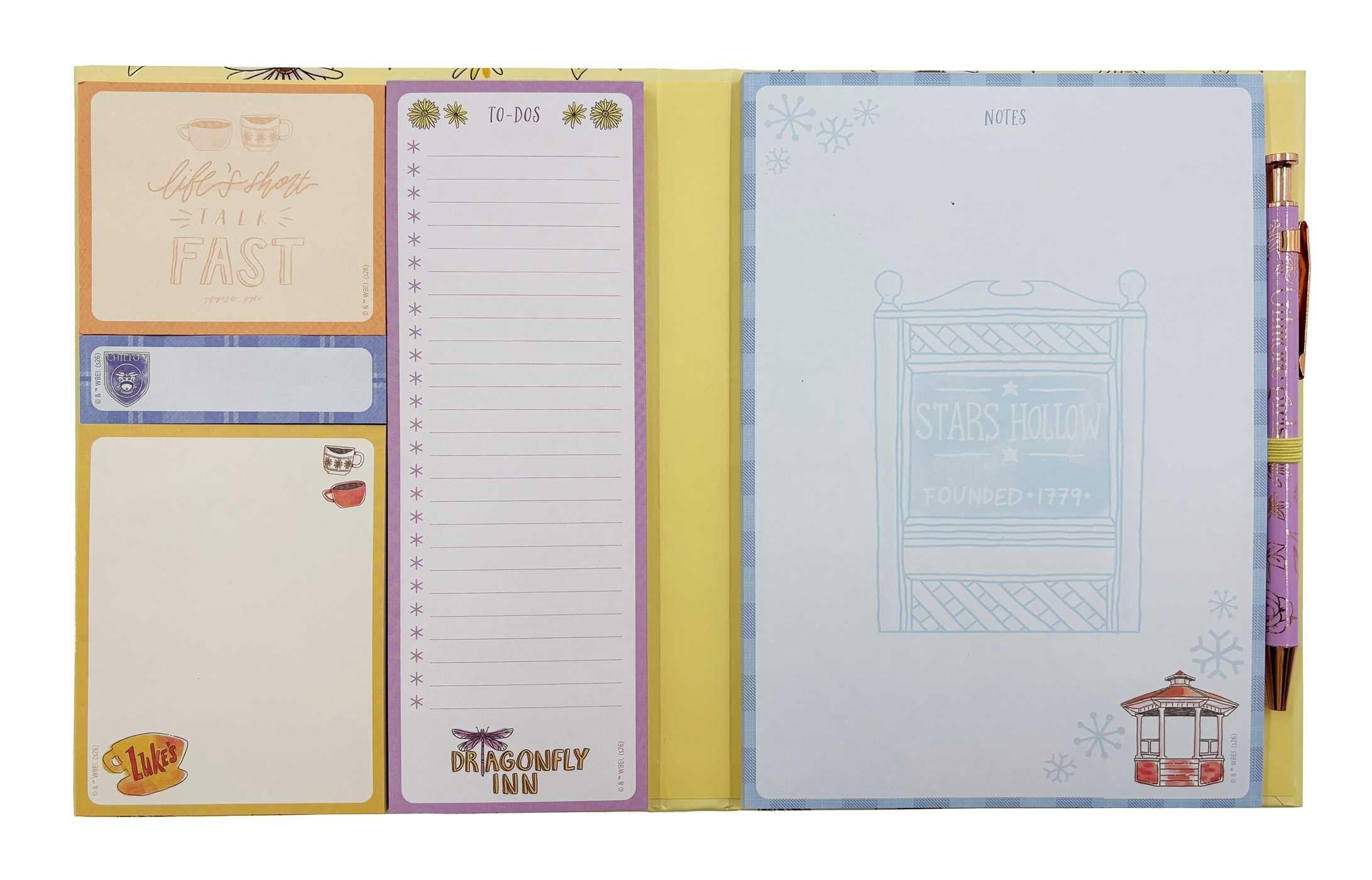 Vorderes Coverbild Gilmore Girls Memo Pad Set