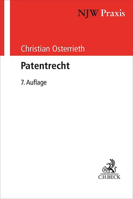 Vorderes Coverbild Patentrecht