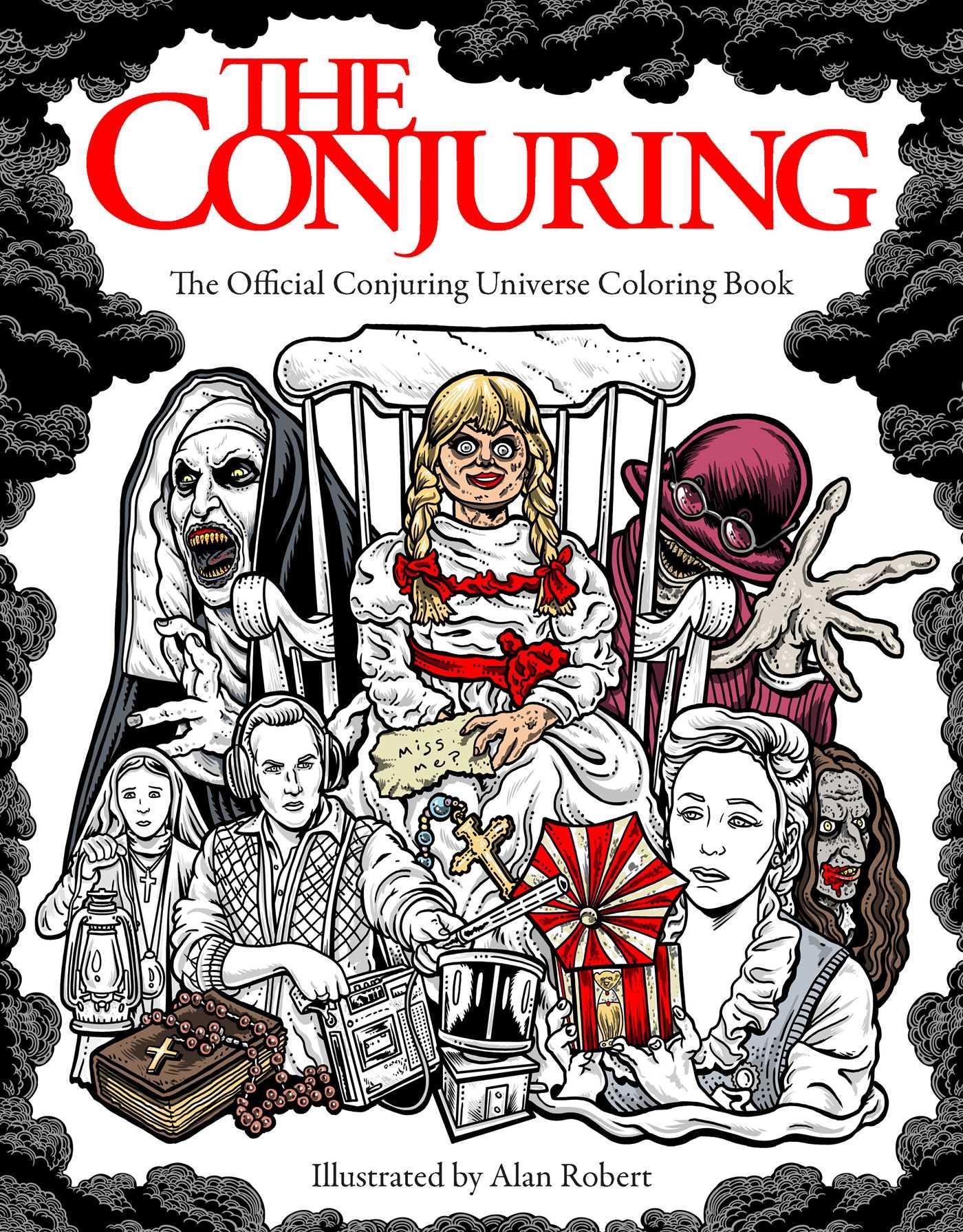 Vorderes Coverbild The Conjuring: The Official Conjuring Universe Coloring Book