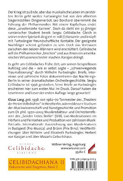 Rückseitencover Celibidache und Furtwängler