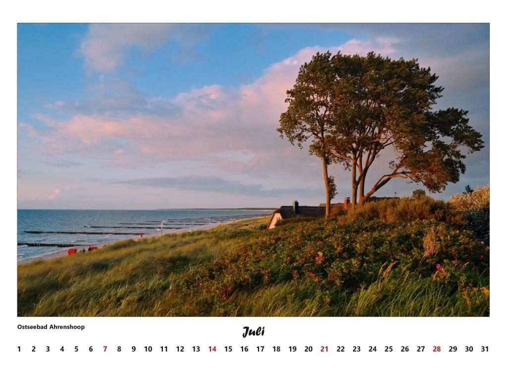 Beispielinhalt (Bild) Fischland - Darß - Zingst Kalender 2026 (groß)