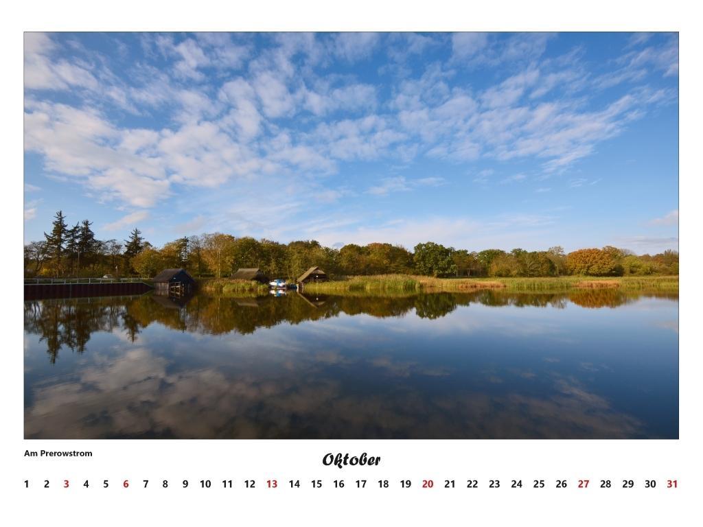 Beispielinhalt (Bild) Fischland - Darß - Zingst Kalender 2026 (groß)