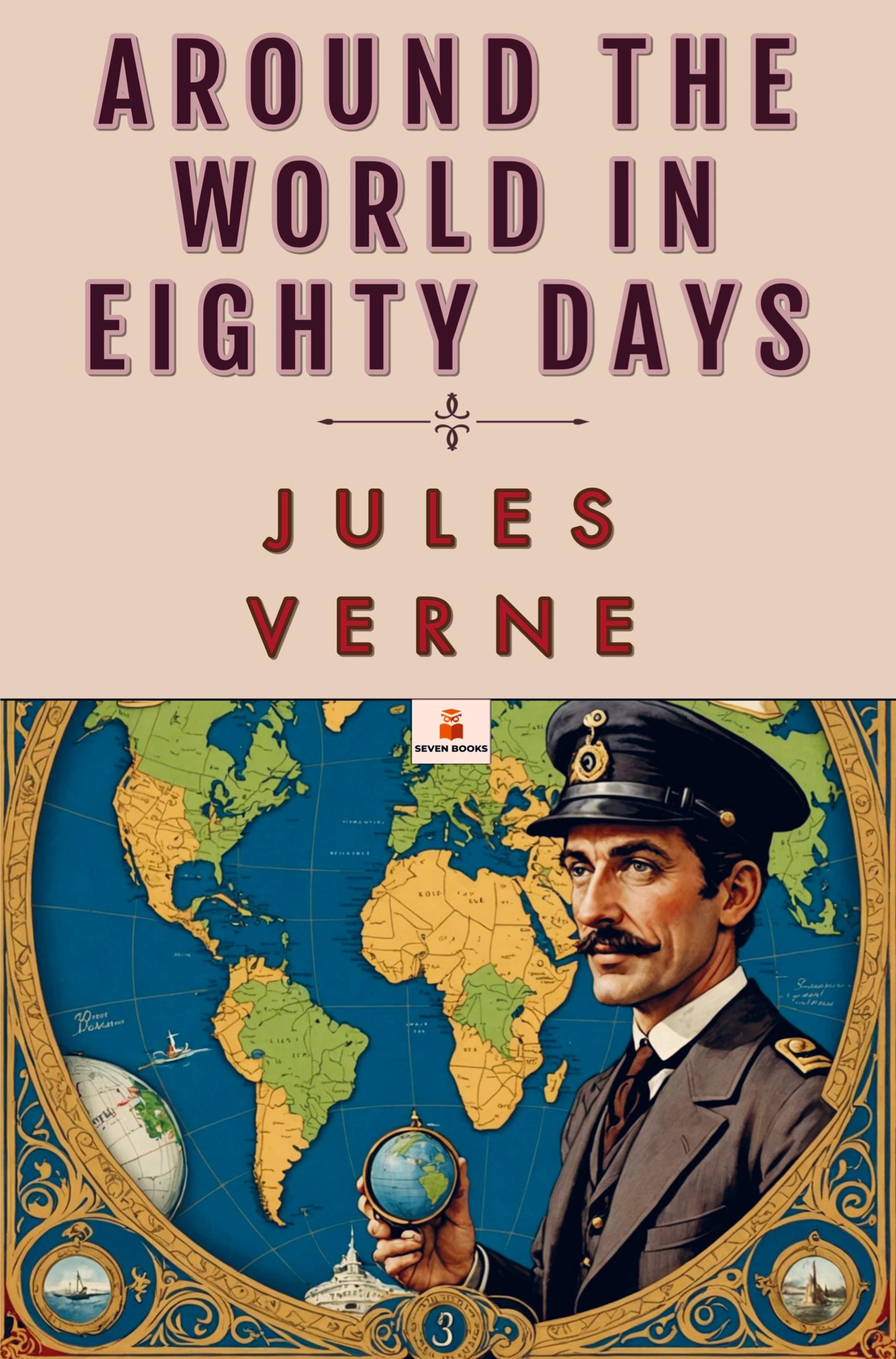 Vorderes Coverbild Around the World in Eighty Days
