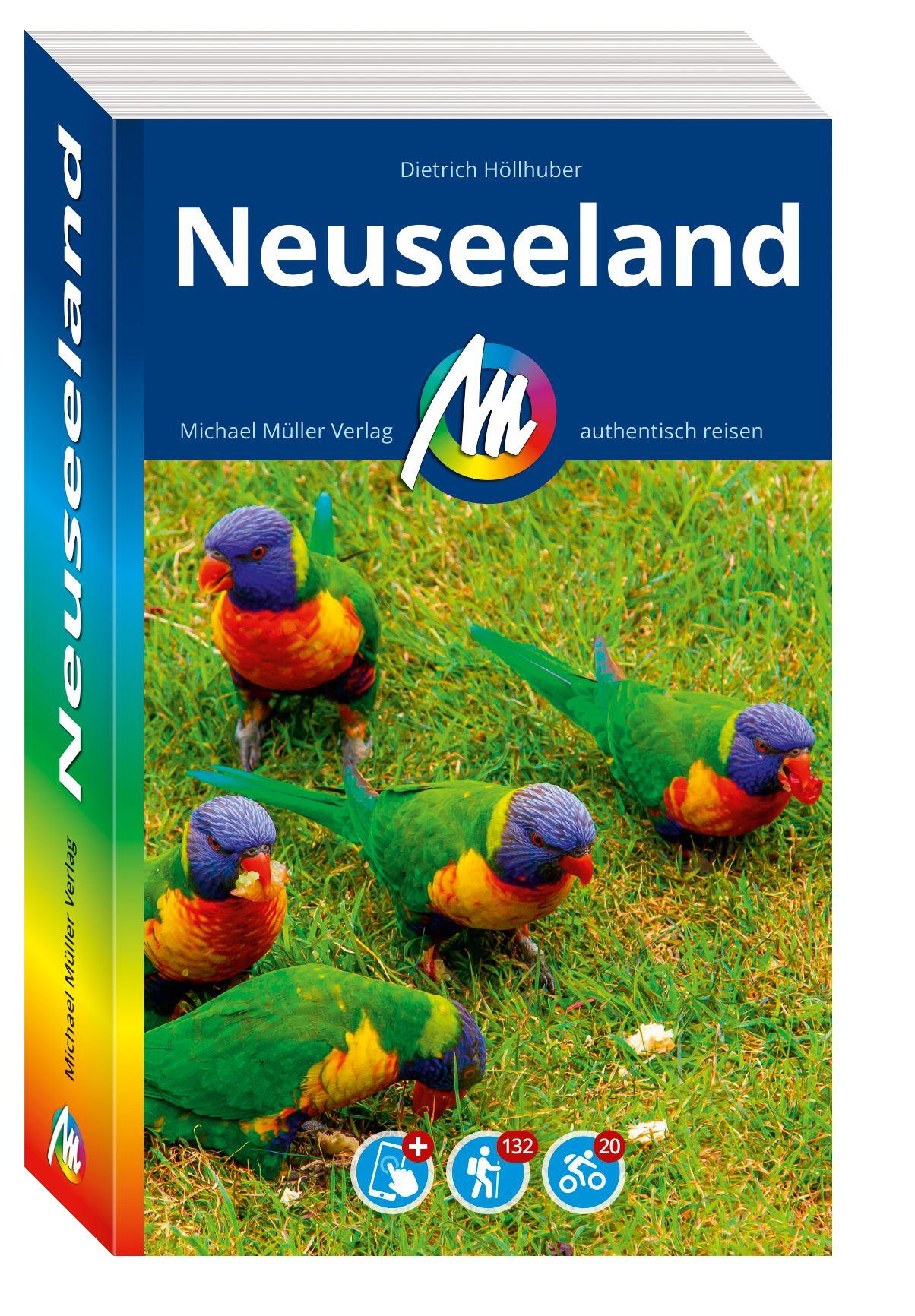 Vorderes Coverbild MICHAEL MÜLLER REISEFÜHRER Neuseeland