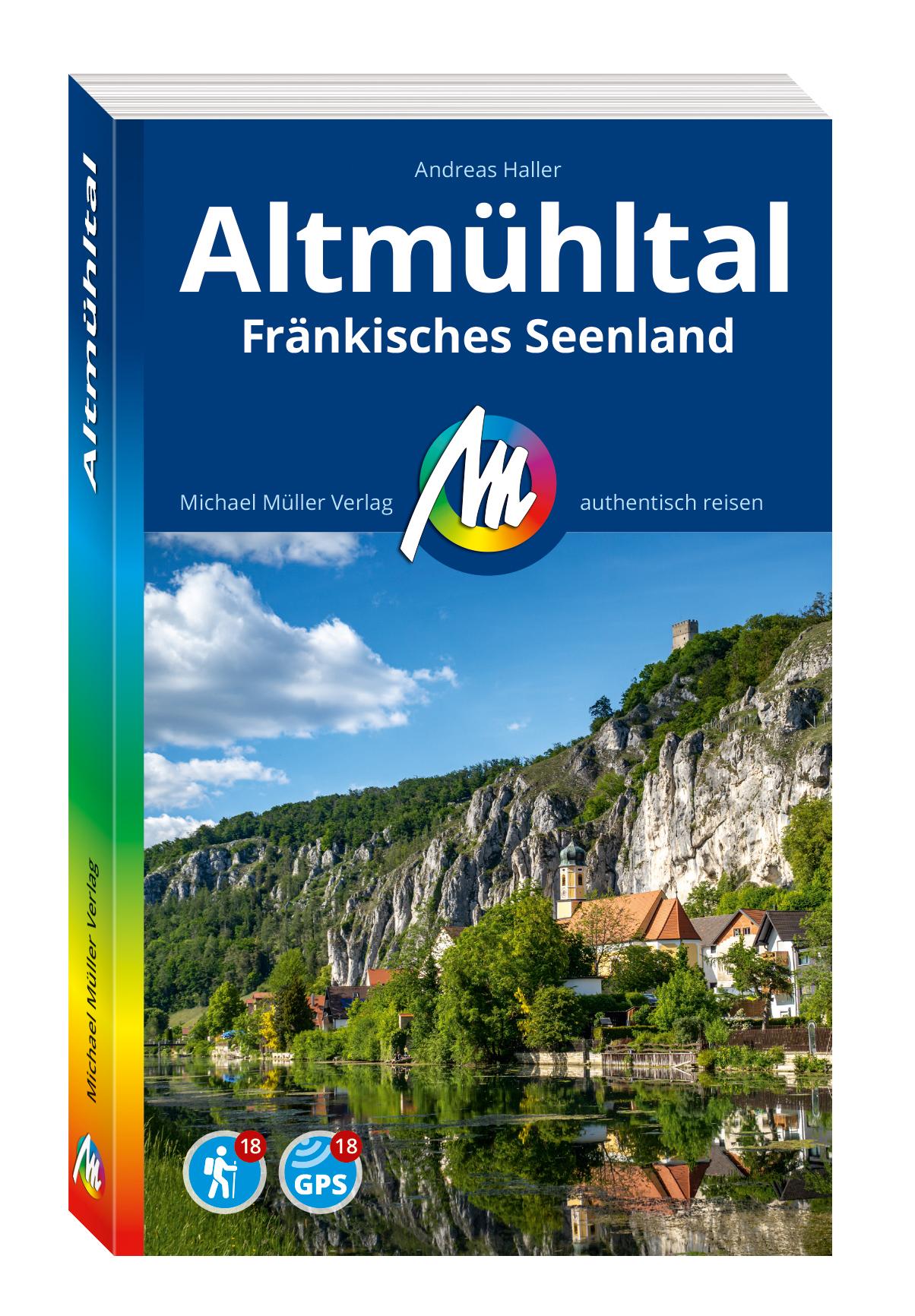 Vorderes Coverbild MICHAEL MÜLLER REISEFÜHRER Altmühltal