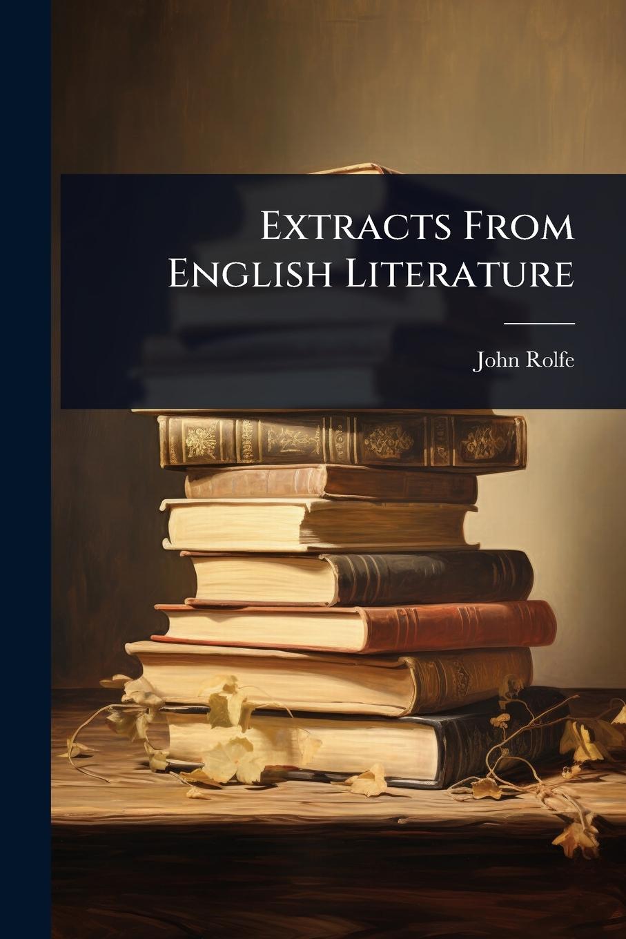 Vorderes Coverbild Extracts From English Literature