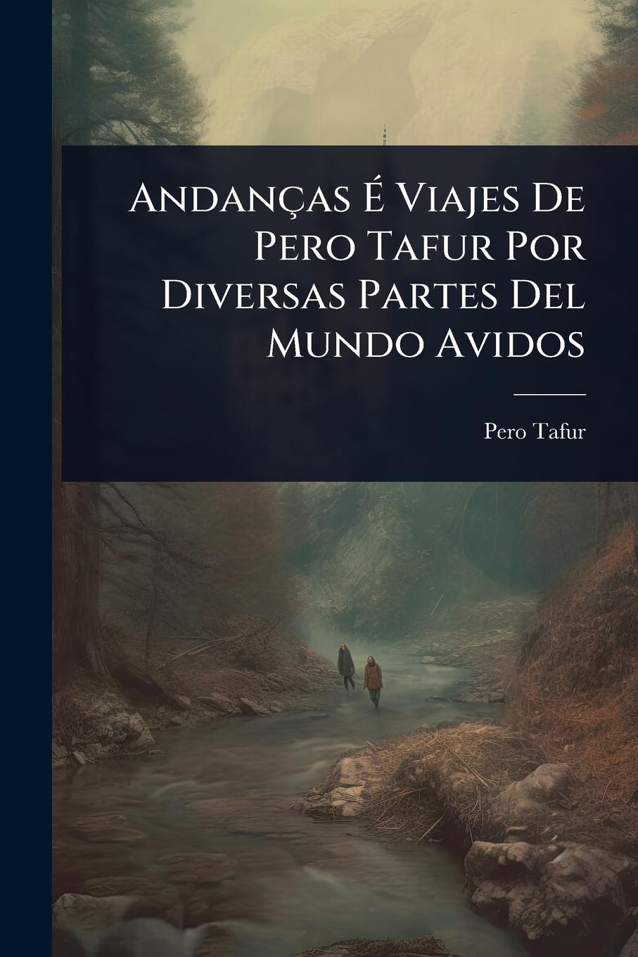 Vorderes Coverbild Andanças Ã&#137; Viajes De Pero Tafur Por Diversas Partes Del Mundo Avidos