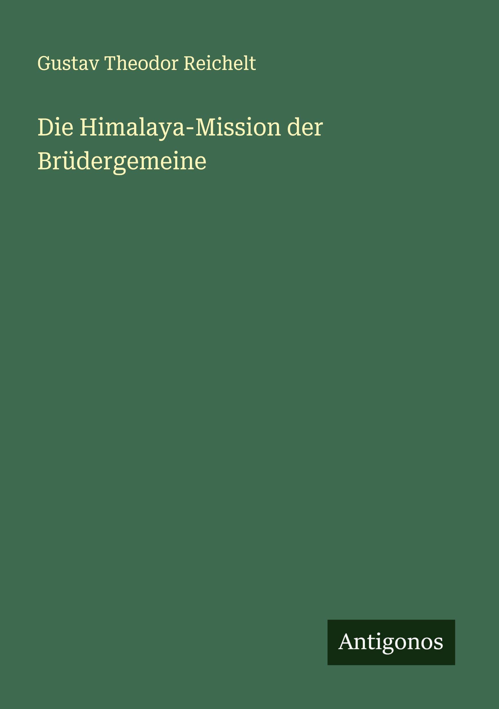 Vorderes Coverbild Die Himalaya-Mission der Brüdergemeine