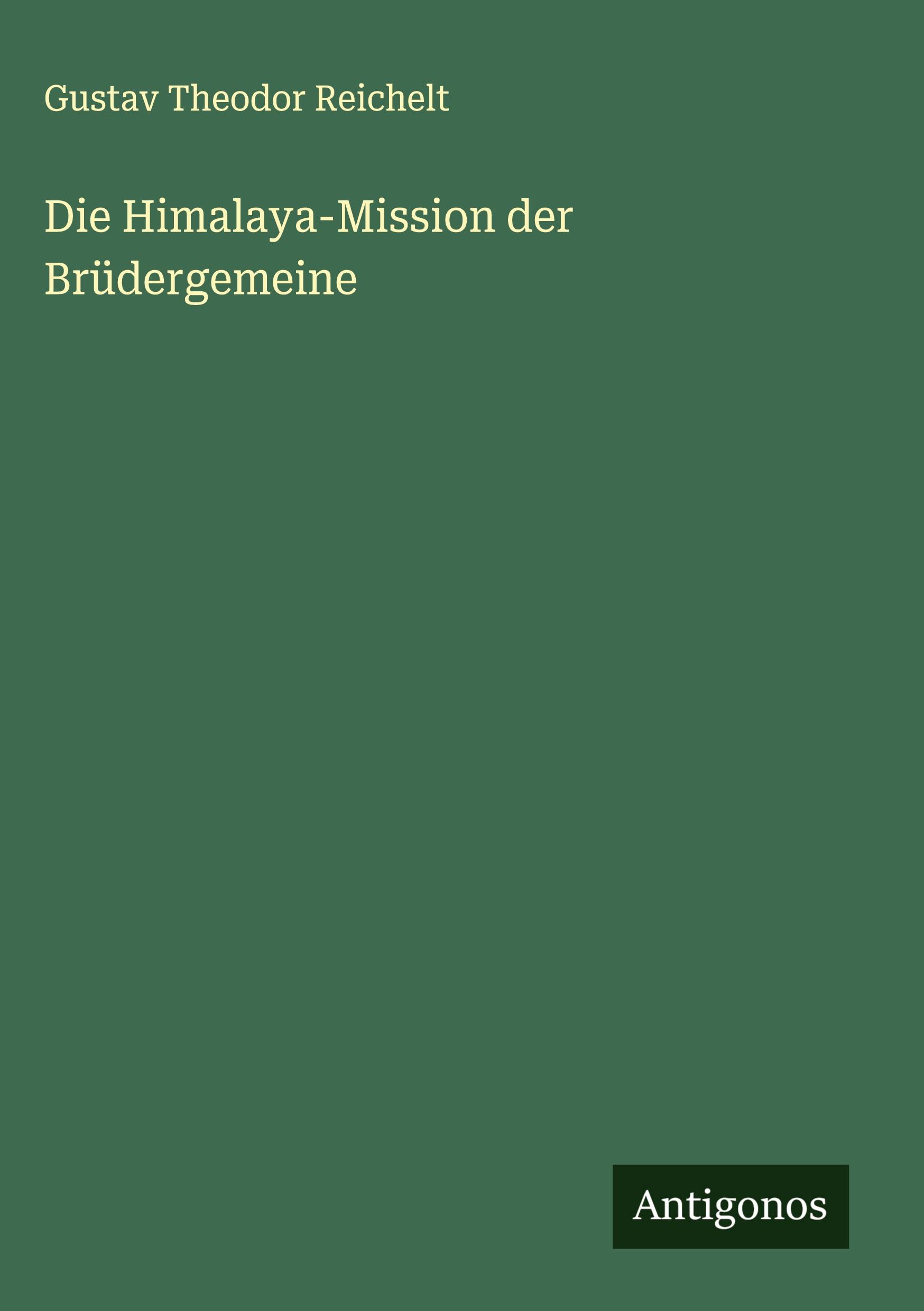 Vorderes Coverbild Die Himalaya-Mission der Brüdergemeine