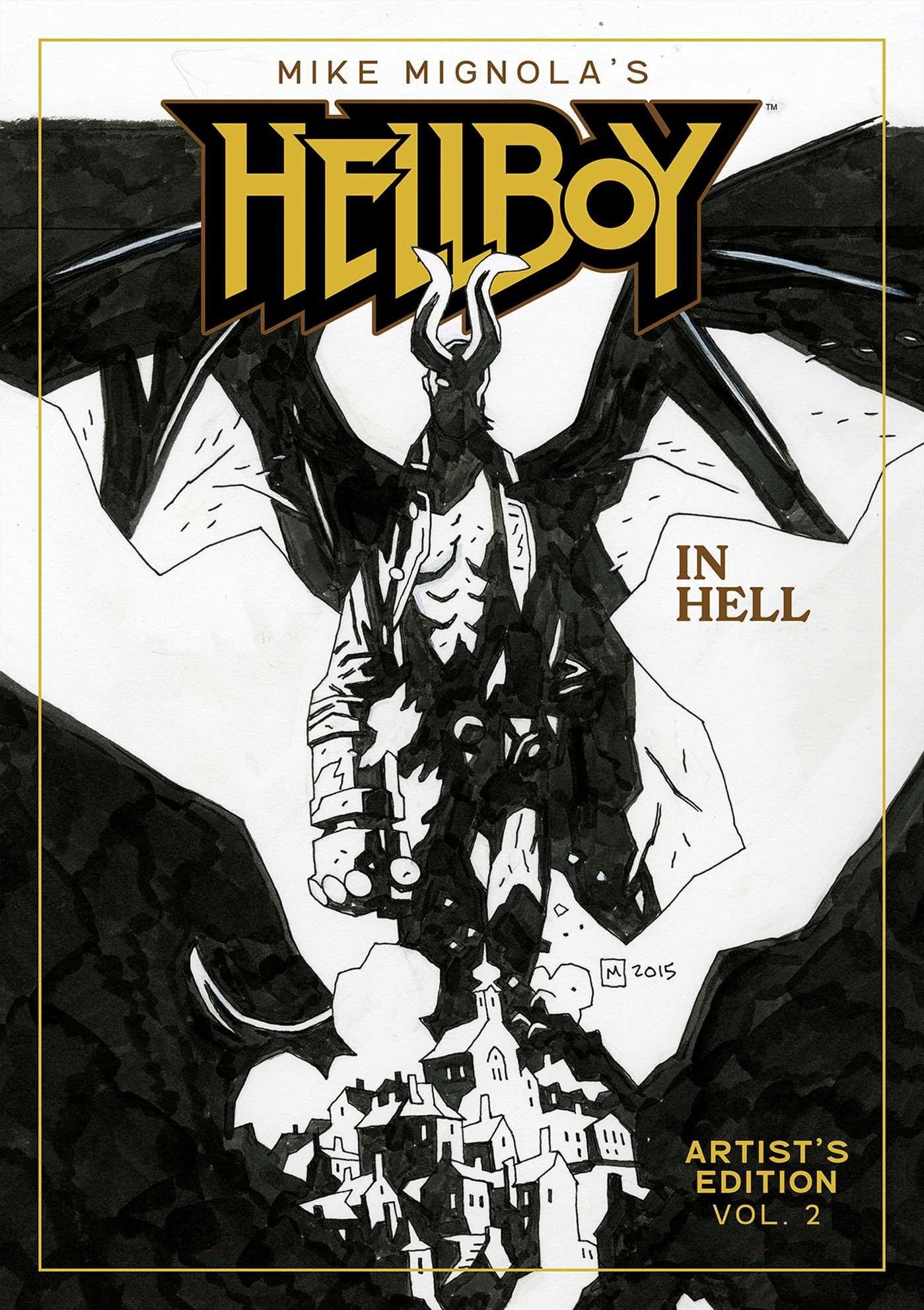 Vorderes Coverbild Mike Mignola's Hellboy in Hell Book 2 Artist's Edition