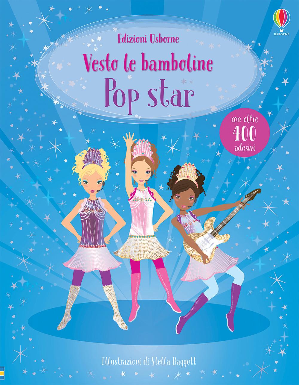 Vorderes Coverbild Pop star. Con adesivi