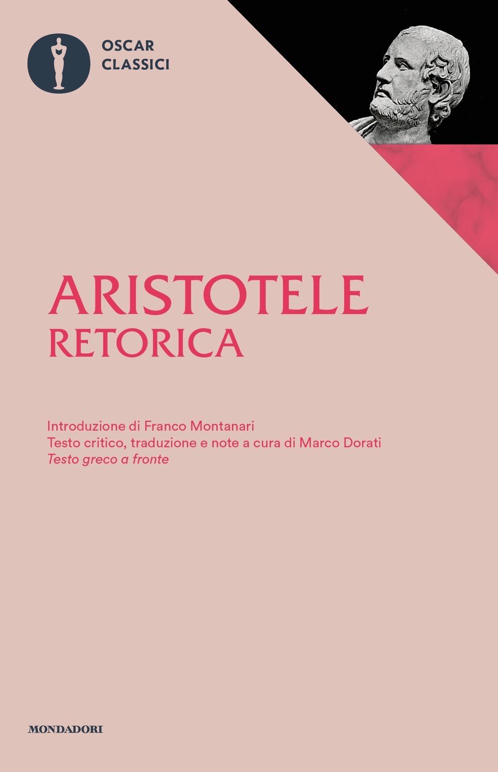 Vorderes Coverbild Retorica. Testo greco a fronte