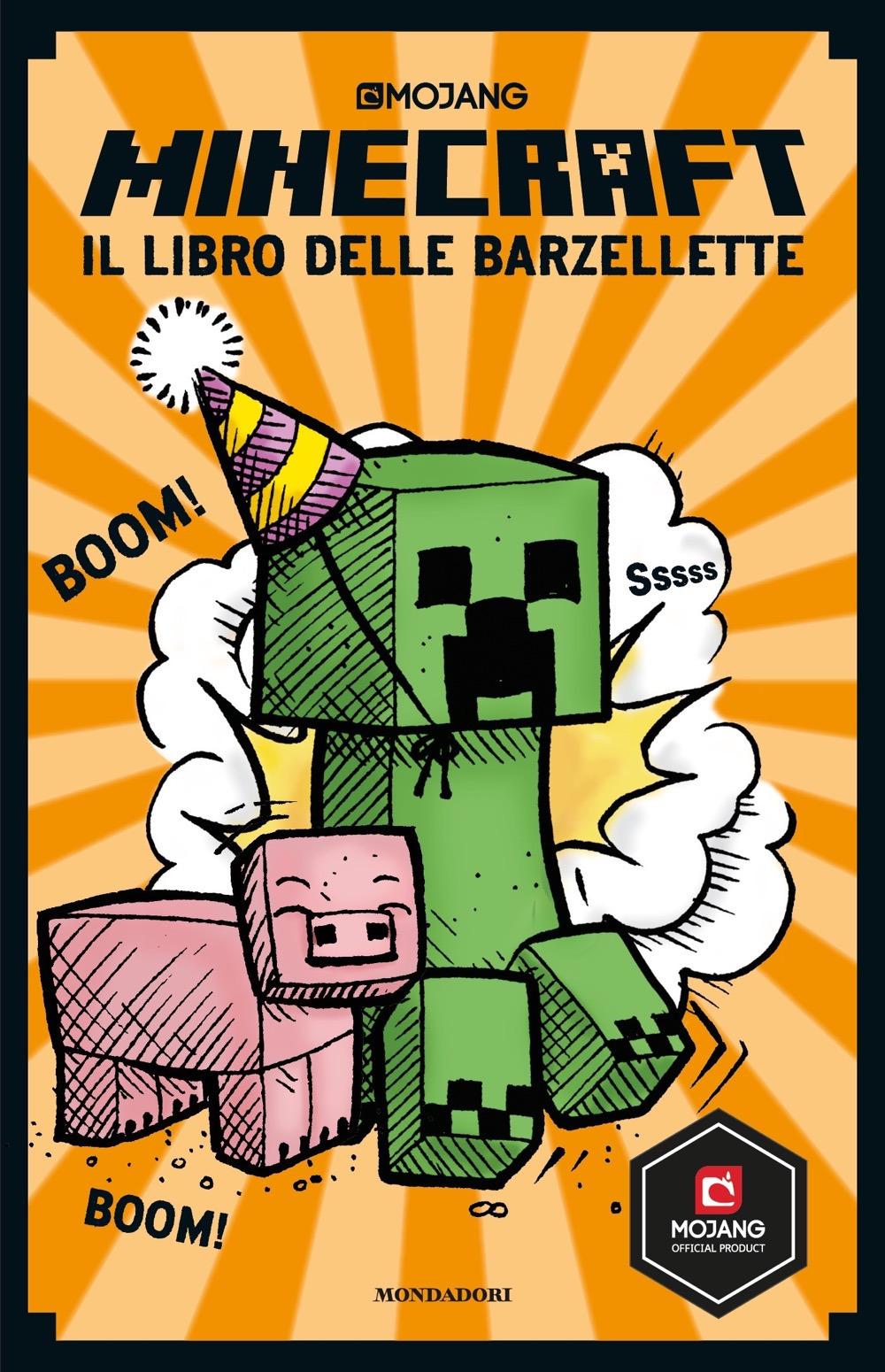 Vorderes Coverbild Minecraft. Il libro delle barzellette