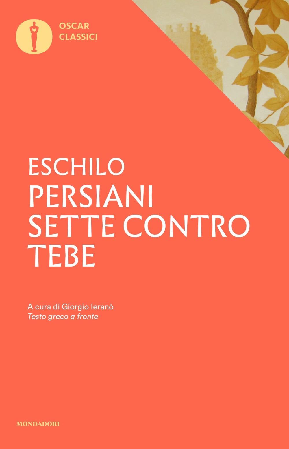 Vorderes Coverbild Persiani-Sette contro Tebe. Testo greco a fronte