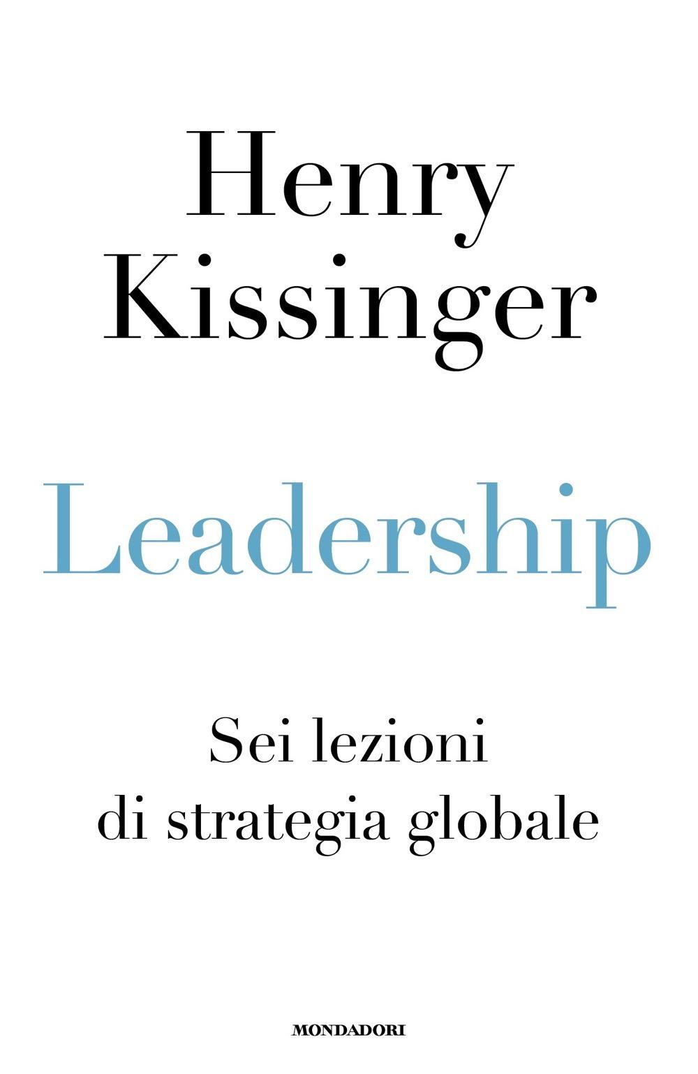 Vorderes Coverbild Leadership. Sei lezioni di strategia globale