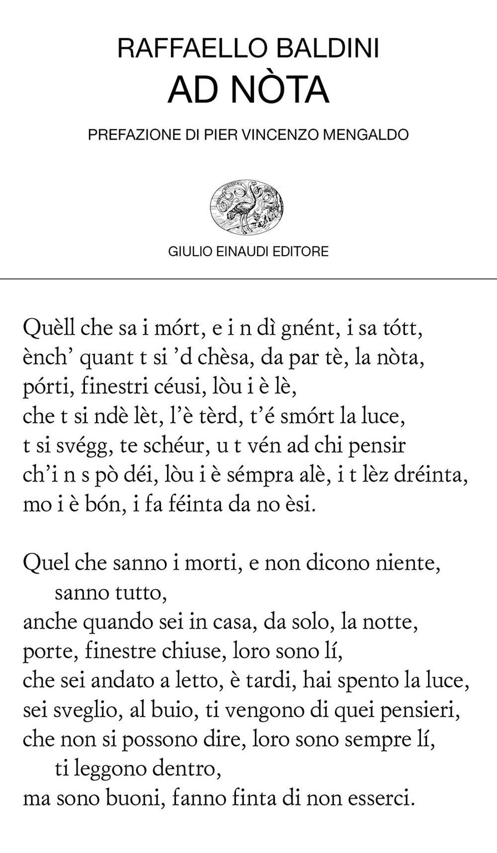 Vorderes Coverbild Ad nòta