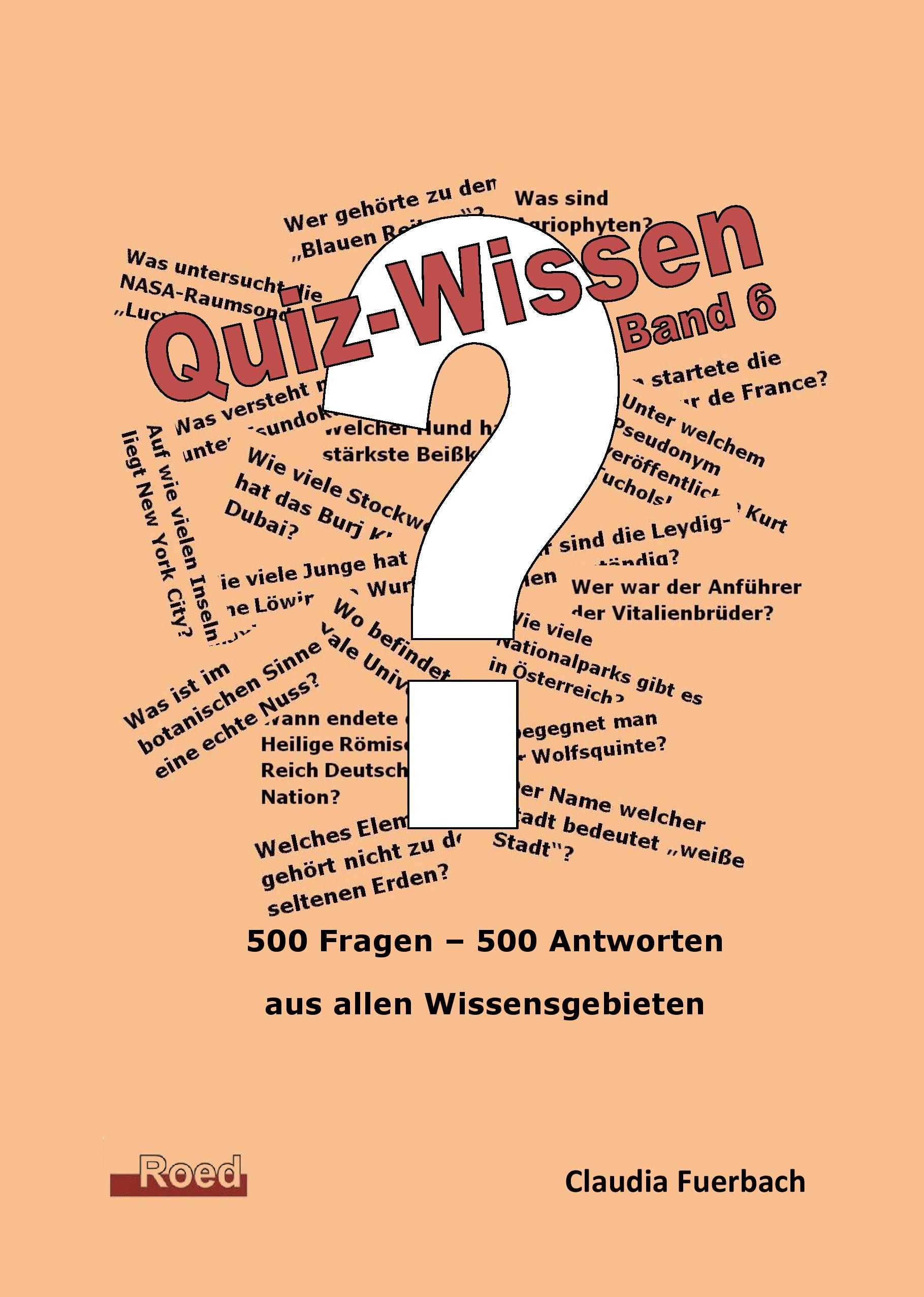 Vorderes Coverbild Quiz-Wissen - Band 6