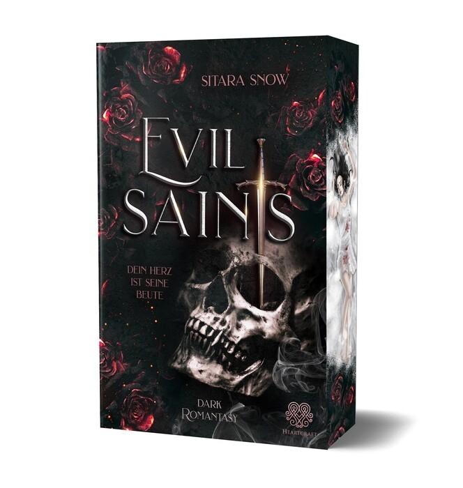Vorderes Coverbild Evil Saints - Dein Herz ist seine Beute (Dark Romantasy Einzelband)
