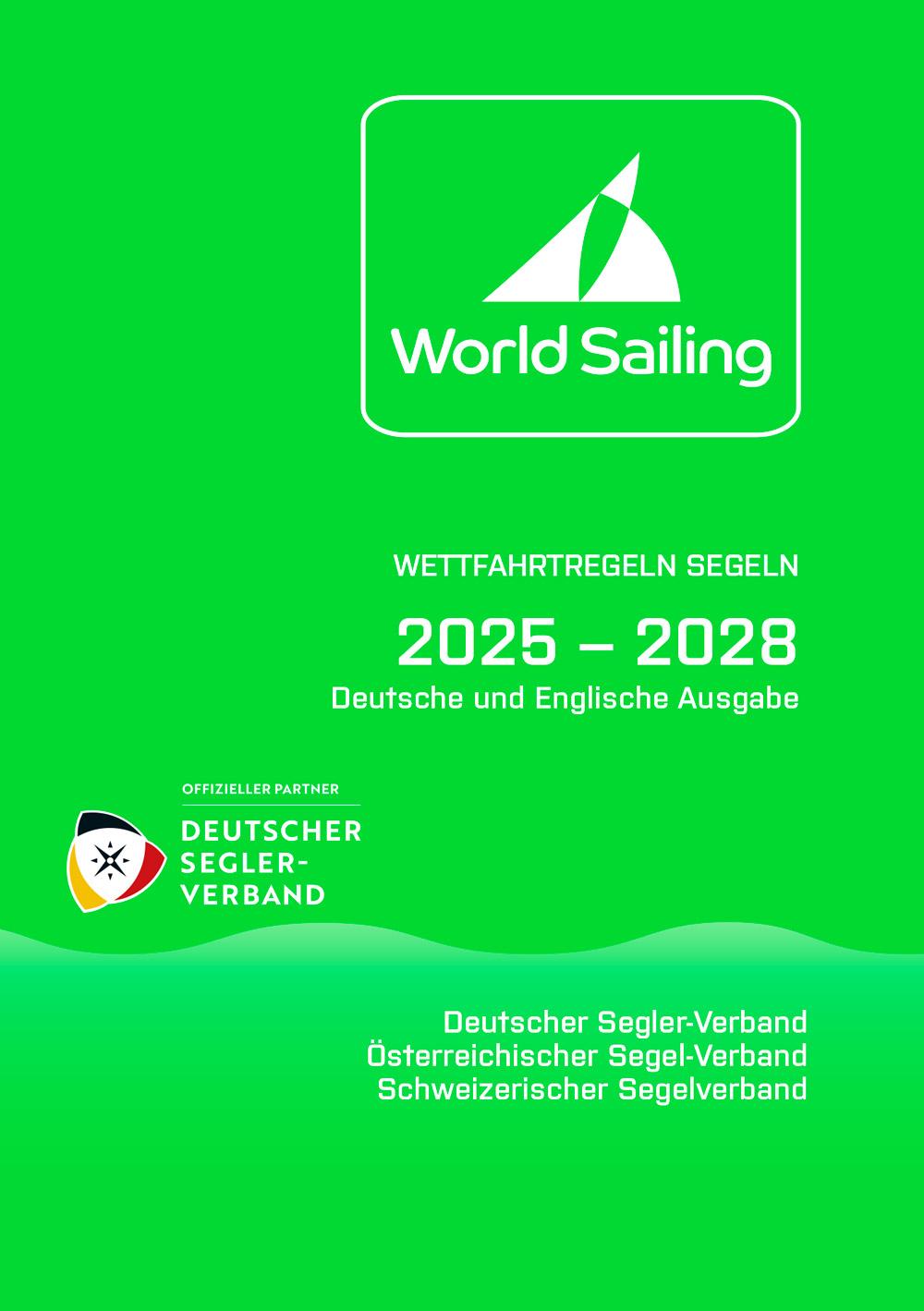 Vorderes Coverbild Wettfahrtregeln Segeln 2025 bis 2028