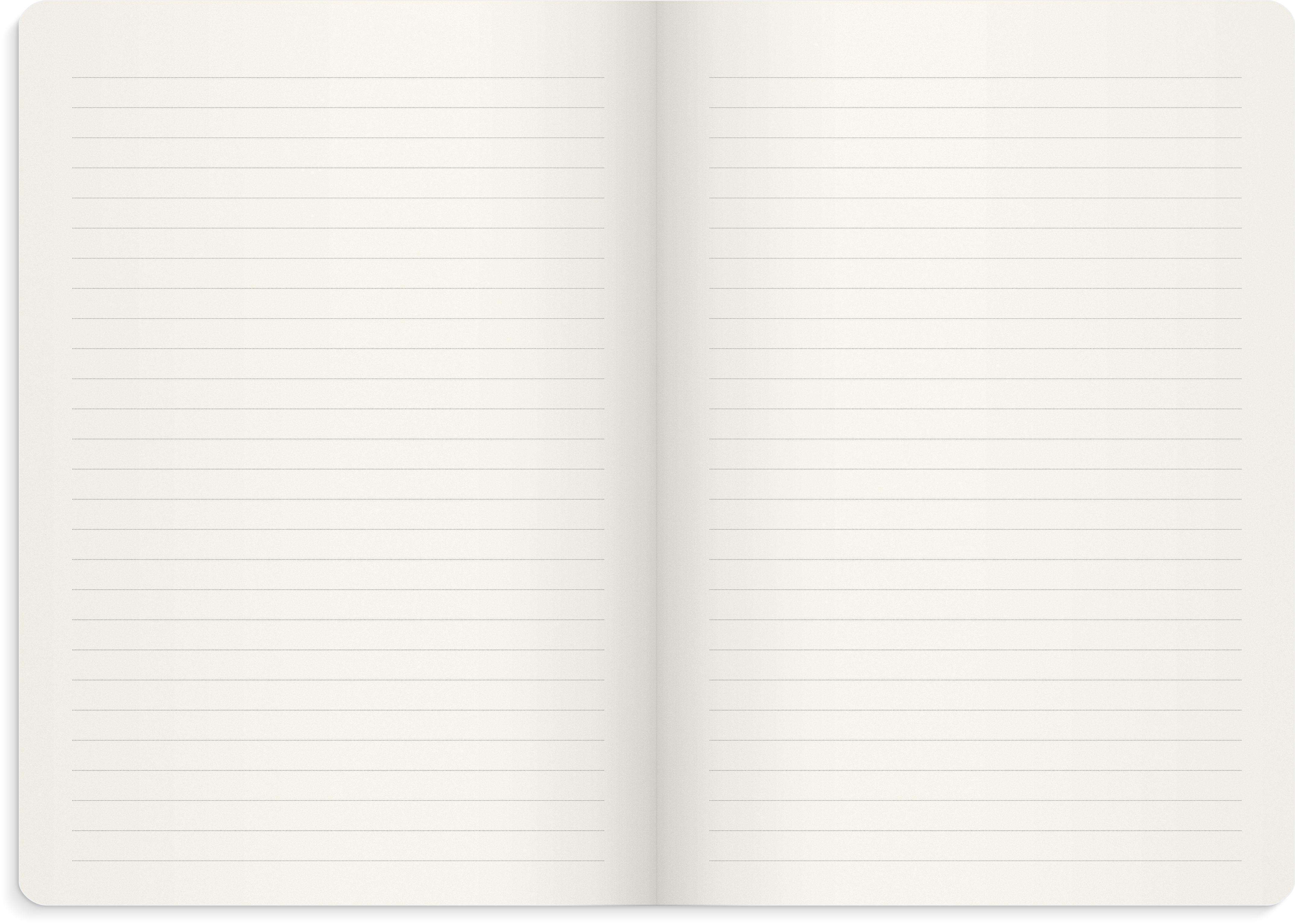 Beispielinhalt (Bild) Burde Notizbuch Deluxe A5 braun