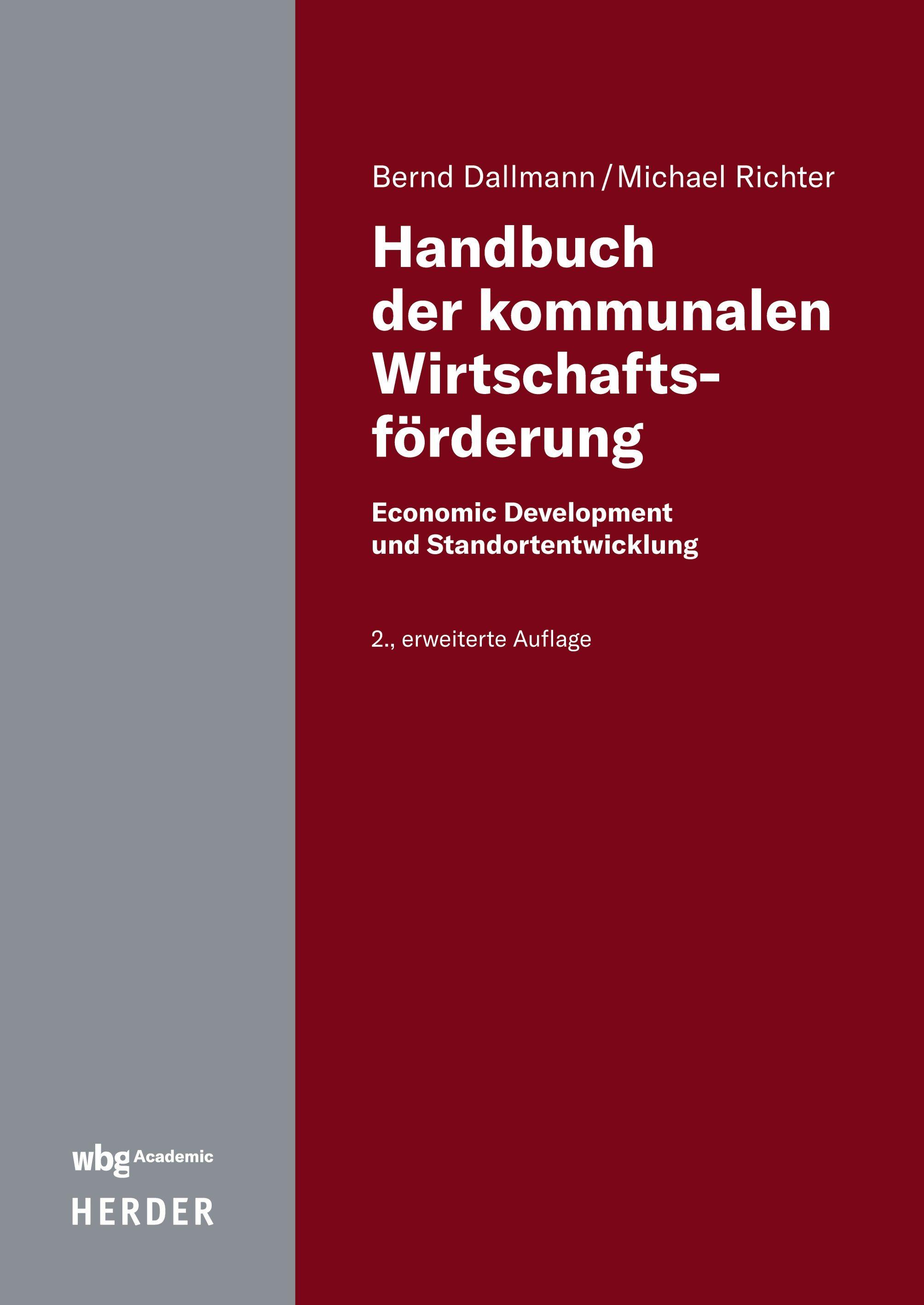 Vorderes Coverbild Handbuch der kommunalen Wirtschaftsförderung