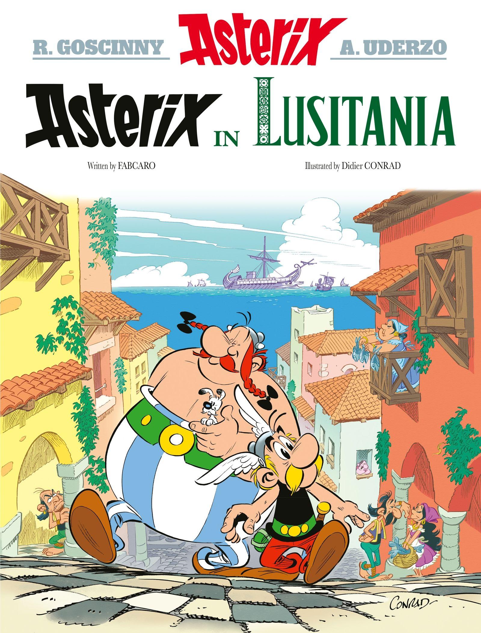 Vorderes Coverbild Asterix 41 in Lusitania