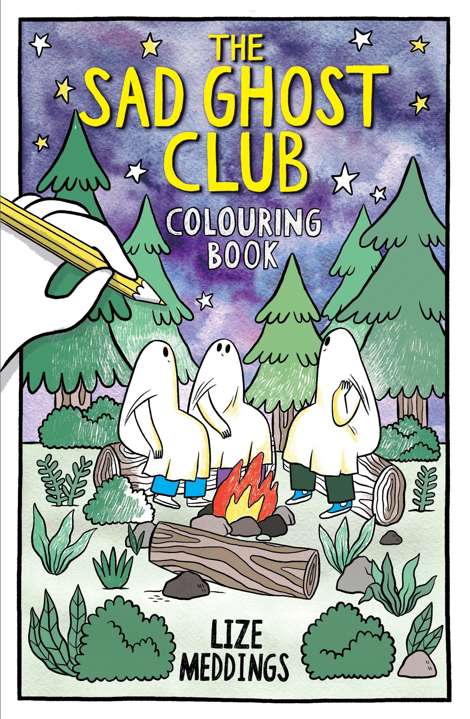 Vorderes Coverbild The Sad Ghost Club Colouring Book