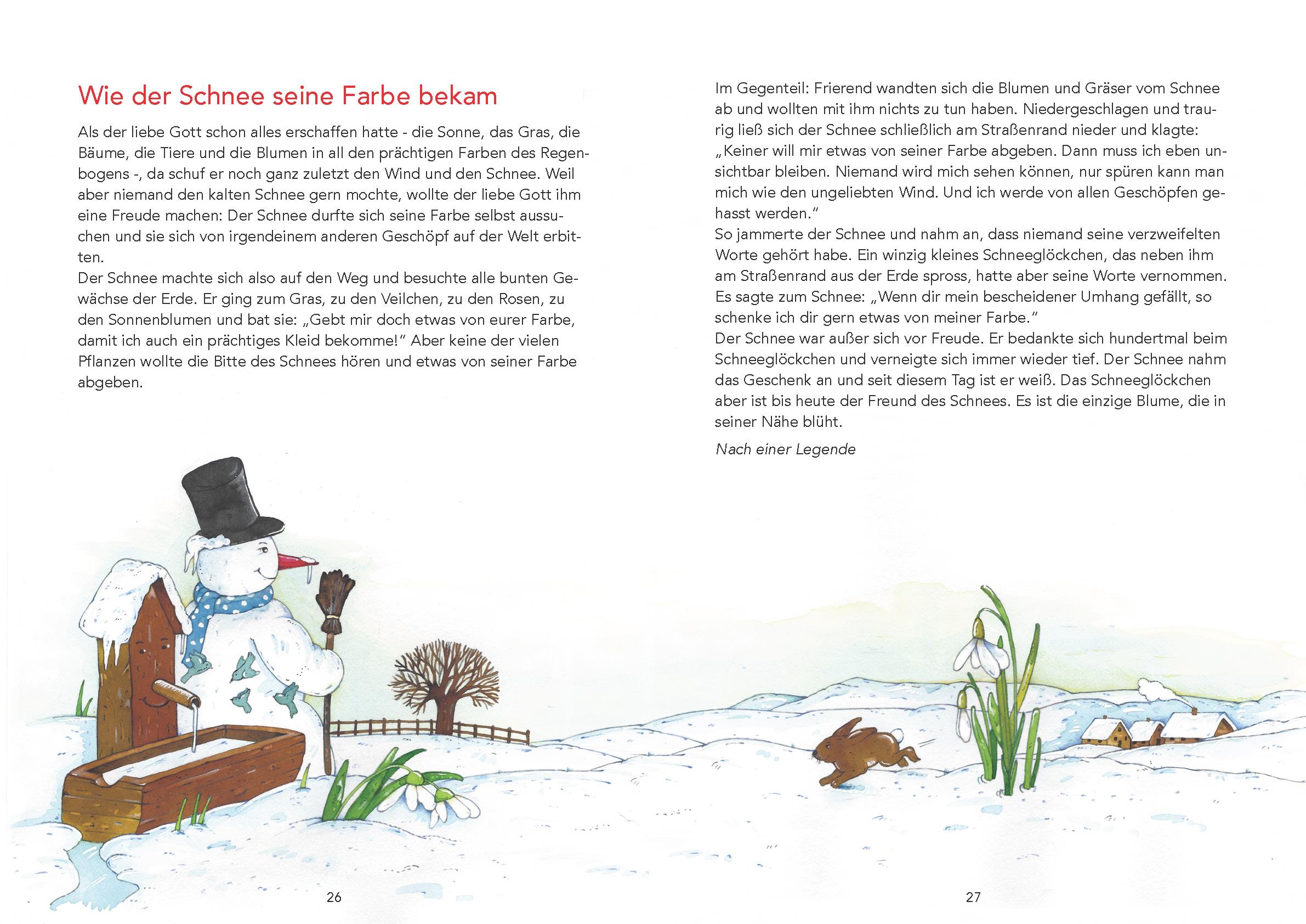 Beispielinhalt (Bild) Das große Winter-Advents-Weihnachts-Buch