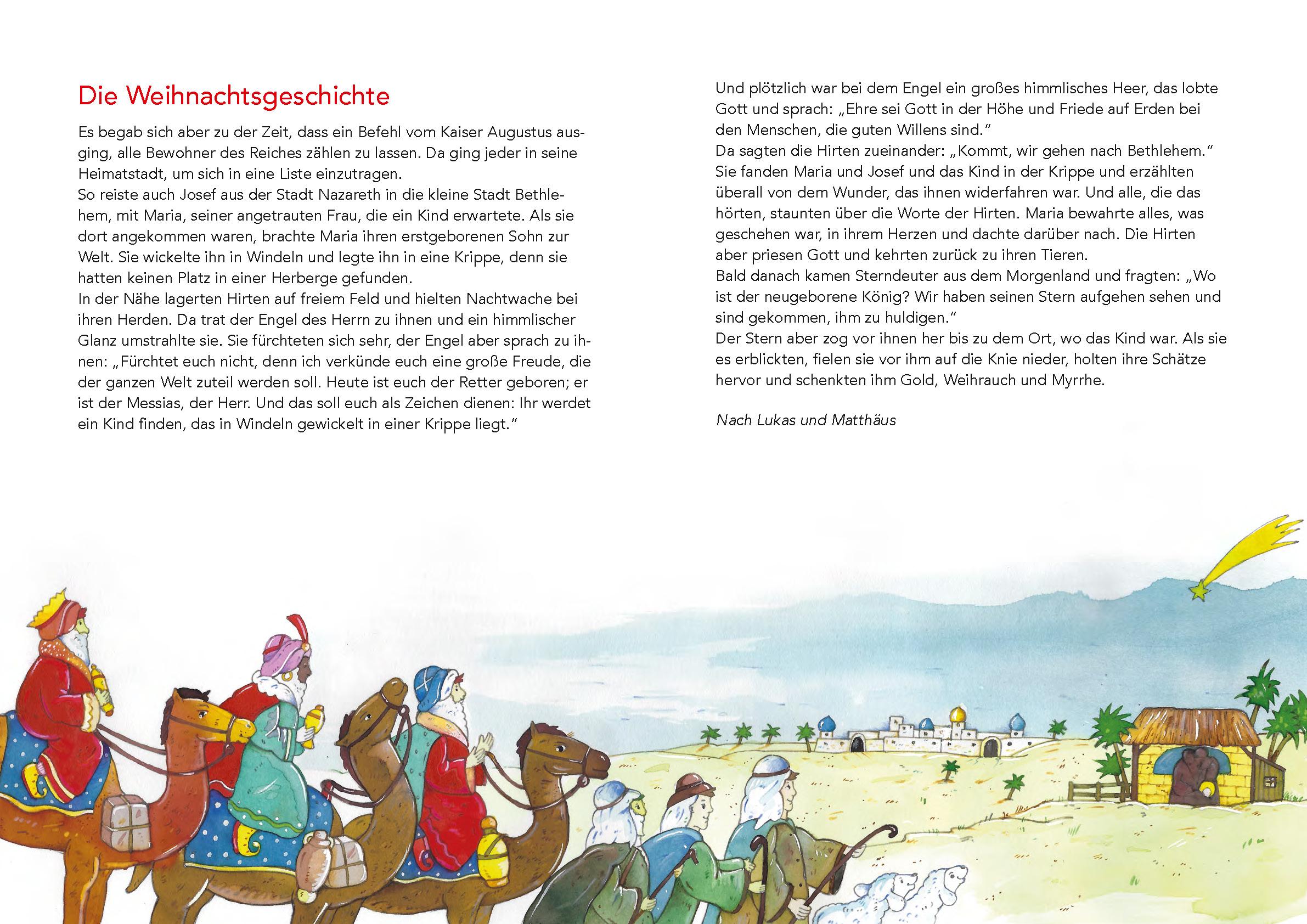 Beispielinhalt (Bild) Das große Winter-Advents-Weihnachts-Buch