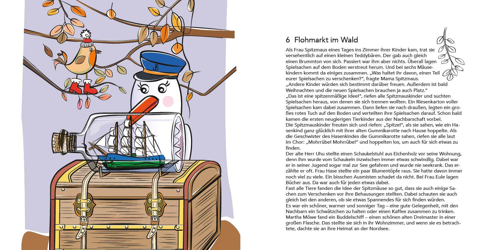 Beispielinhalt (Bild) Weihnachten mit Martha Möwe