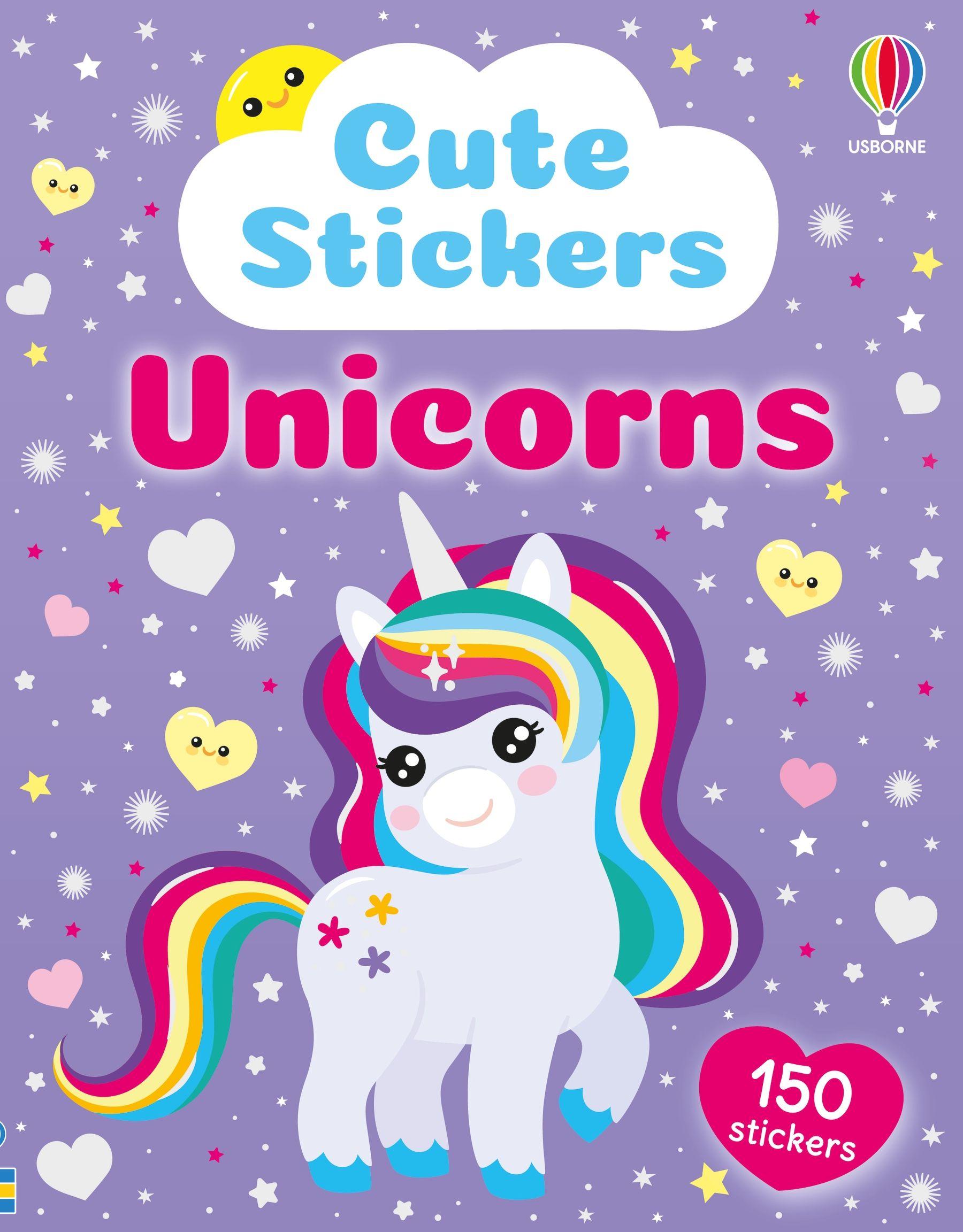Vorderes Coverbild Cute Stickers Unicorns
