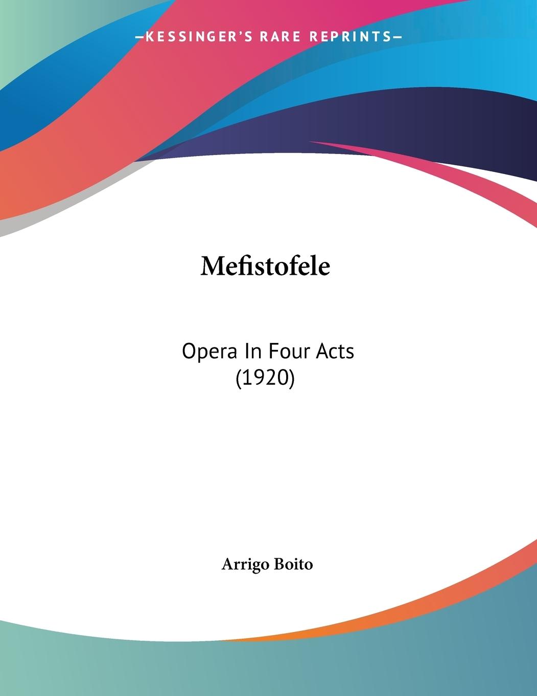 Vorderes Coverbild Mefistofele