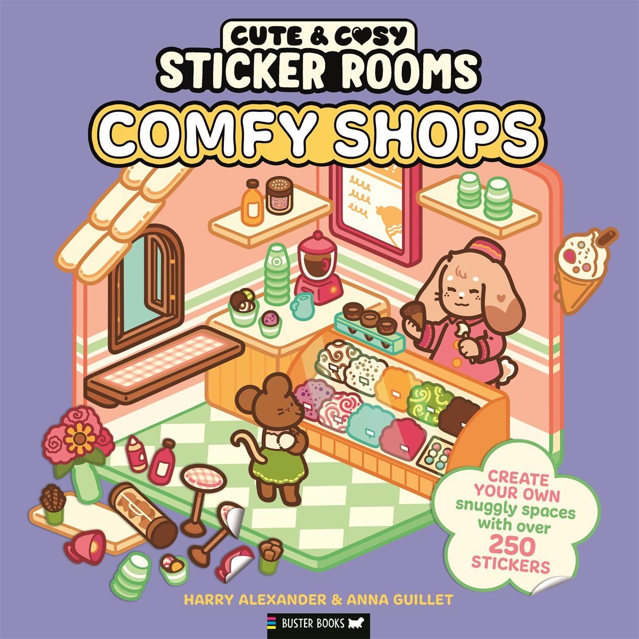 Vorderes Coverbild Sticker Rooms: Comfy Shops