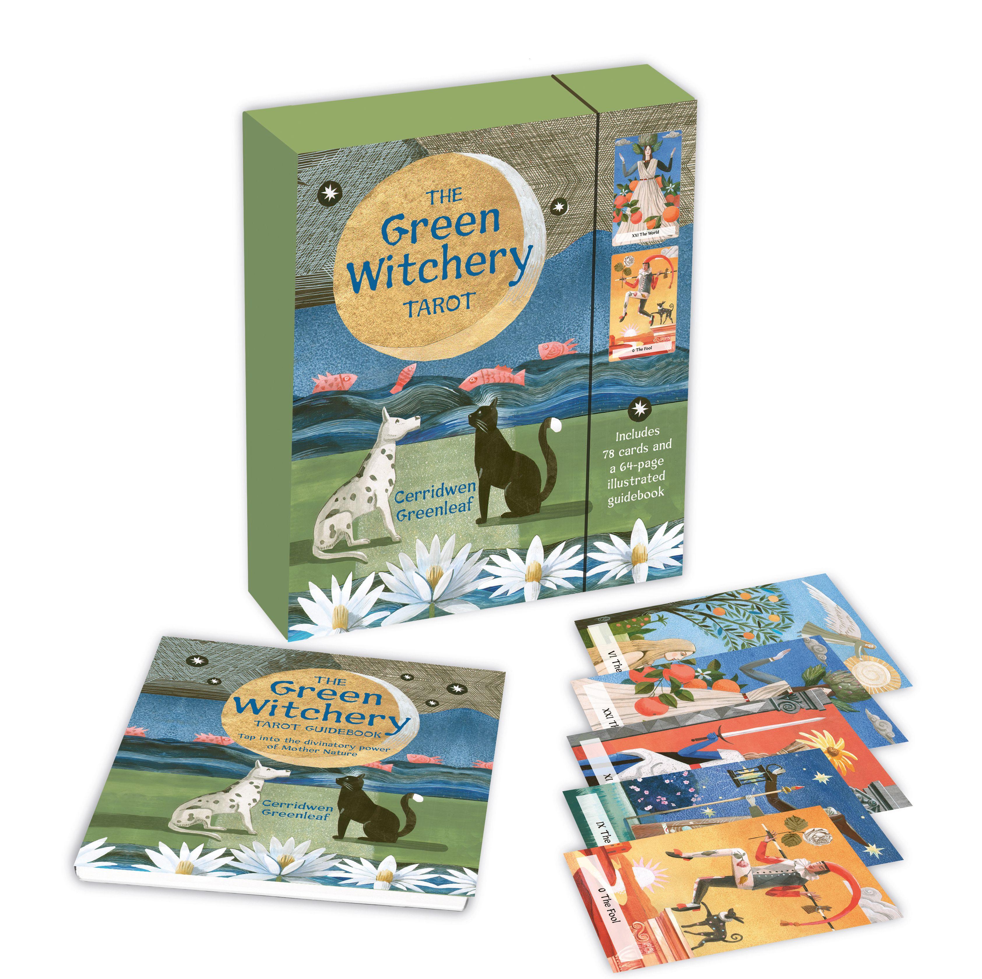 Vorderes Coverbild The Green Witchery Tarot Deck