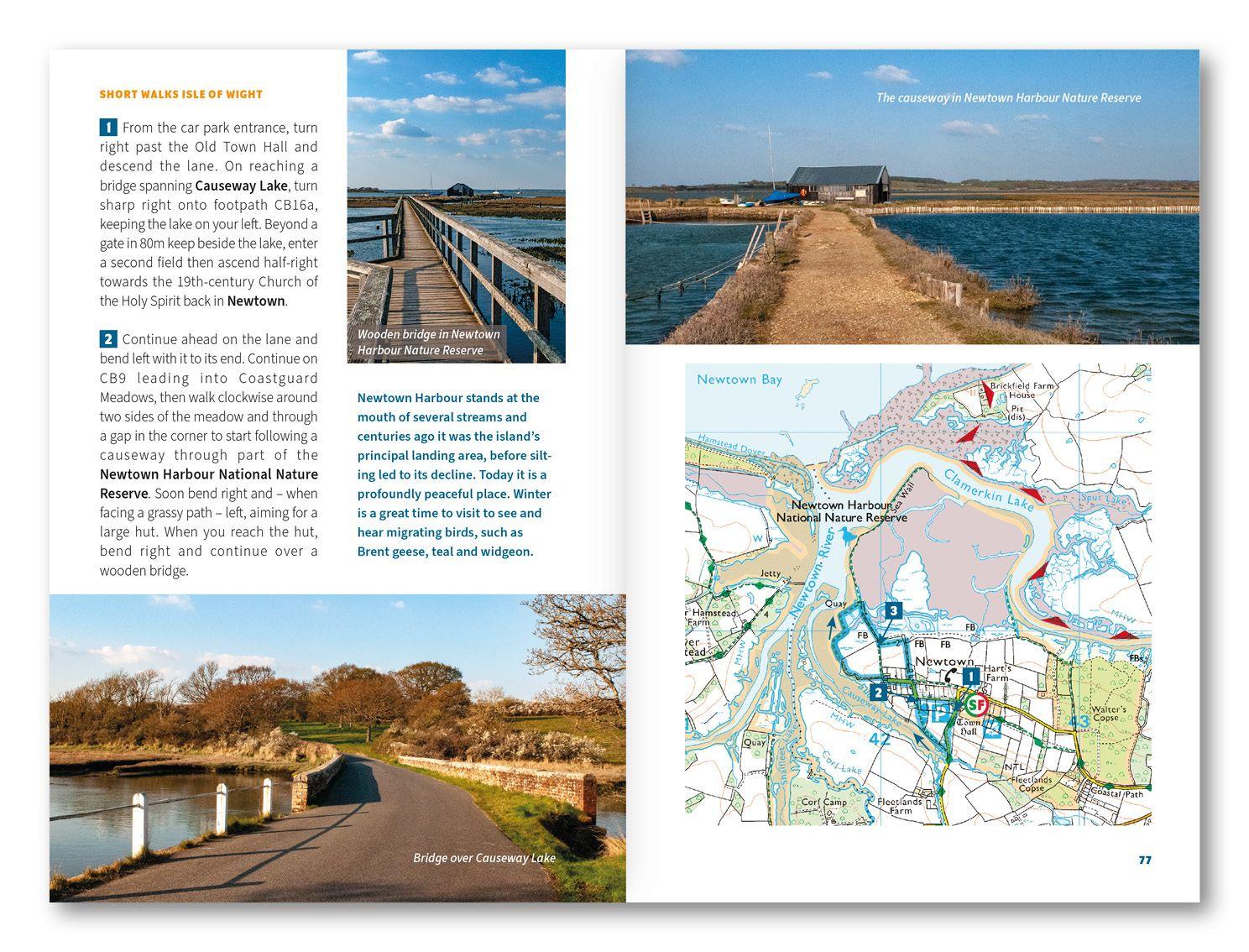Beispielinhalt (Bild) 15 Short Walks on the Isle of Wight