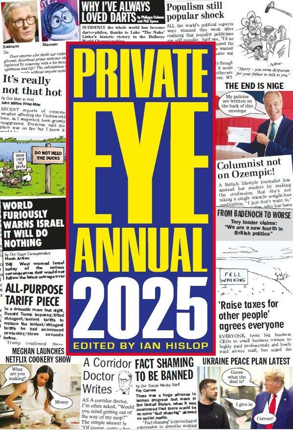 Vorderes Coverbild Private Eye Annual 2025