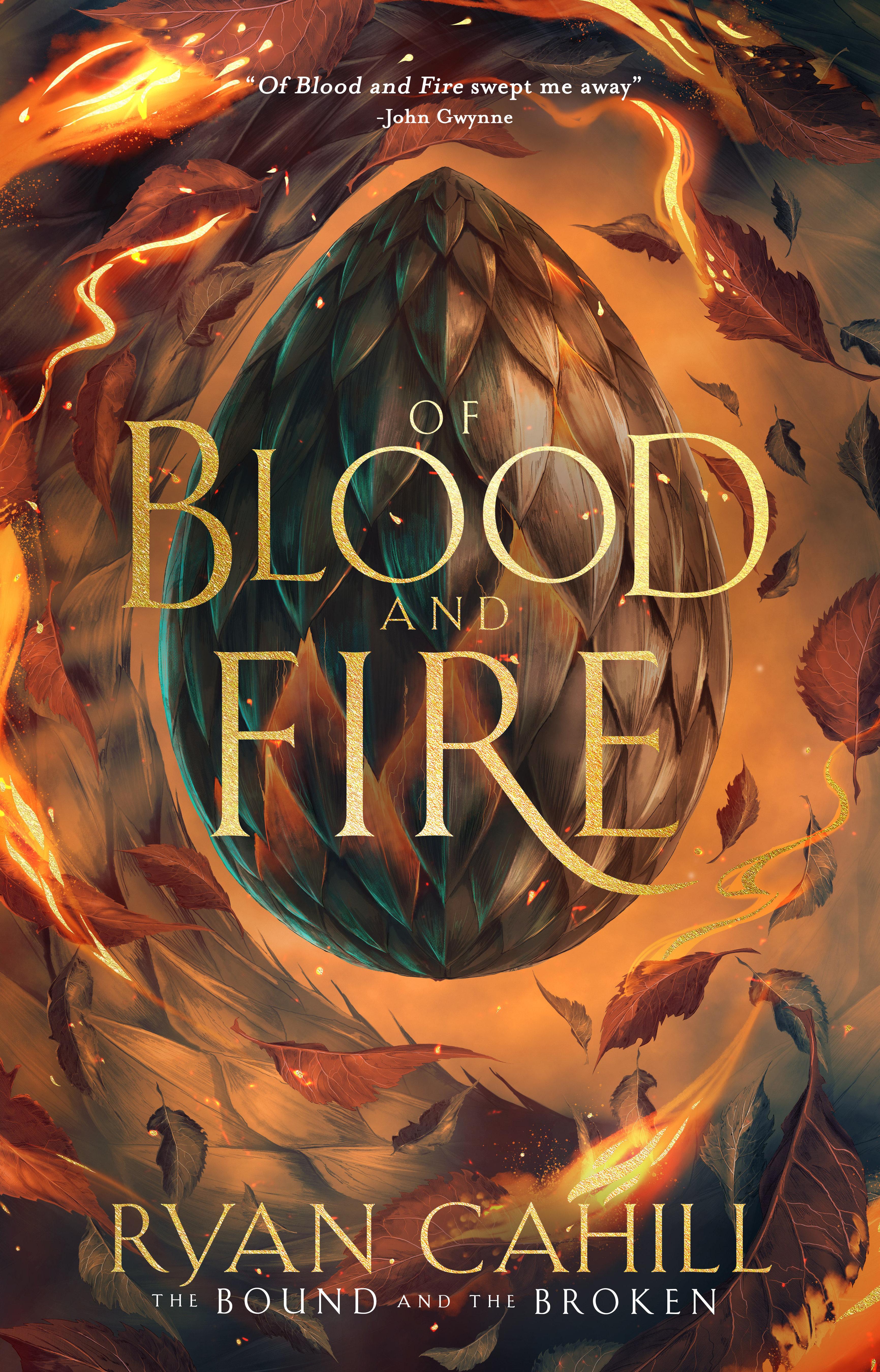Vorderes Coverbild Of Blood and Fire