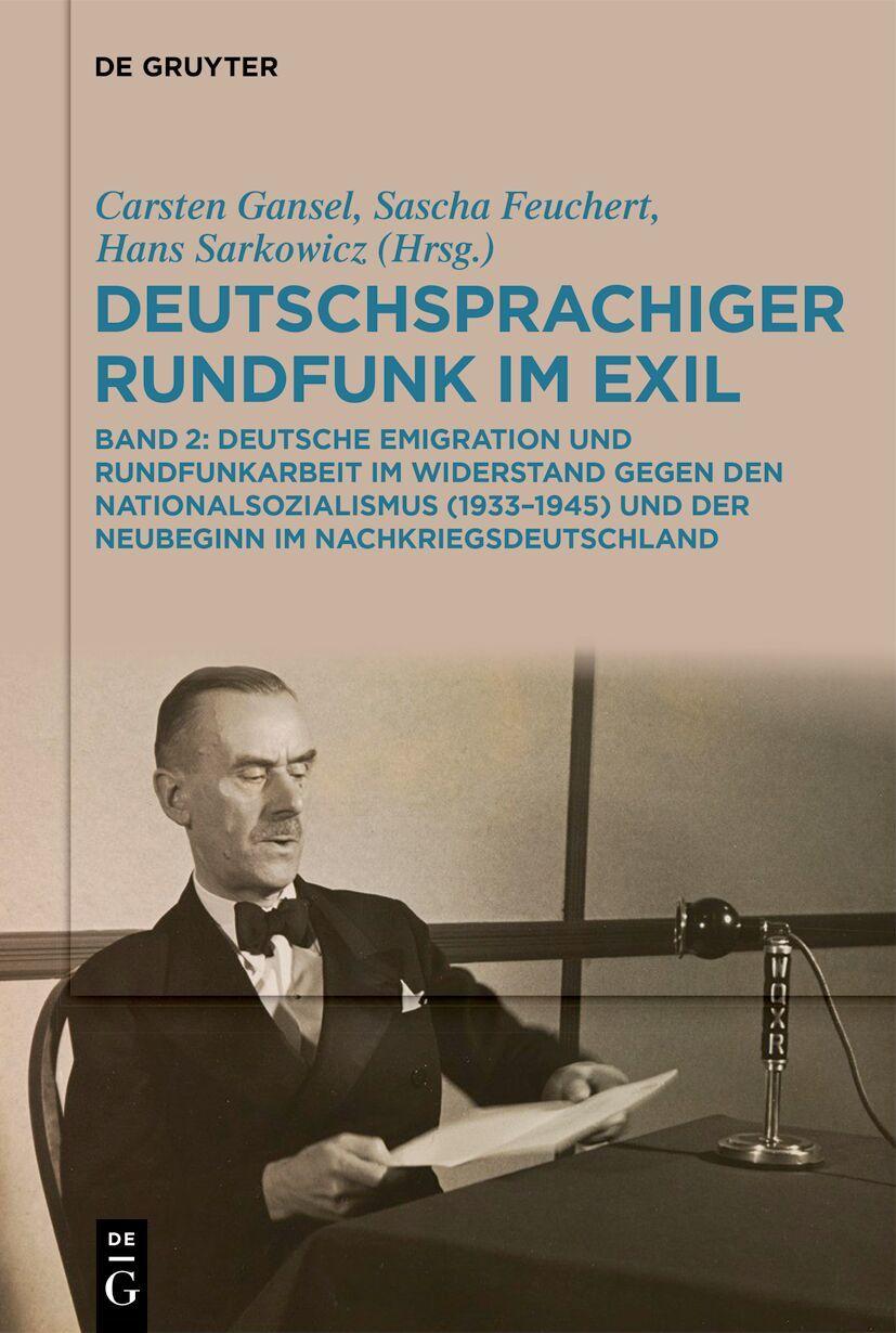 Vorderes Coverbild Deutschsprachiger Rundfunk im Exil