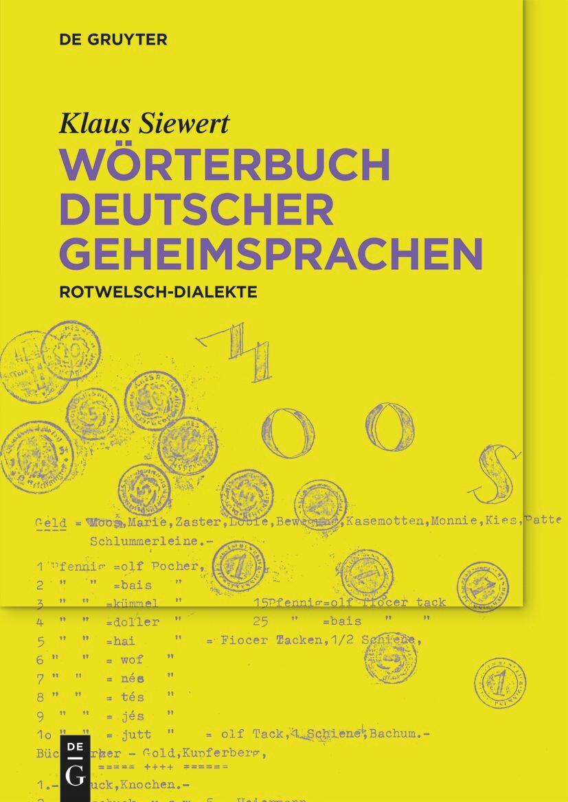 Vorderes Coverbild Wörterbuch deutscher Geheimsprachen