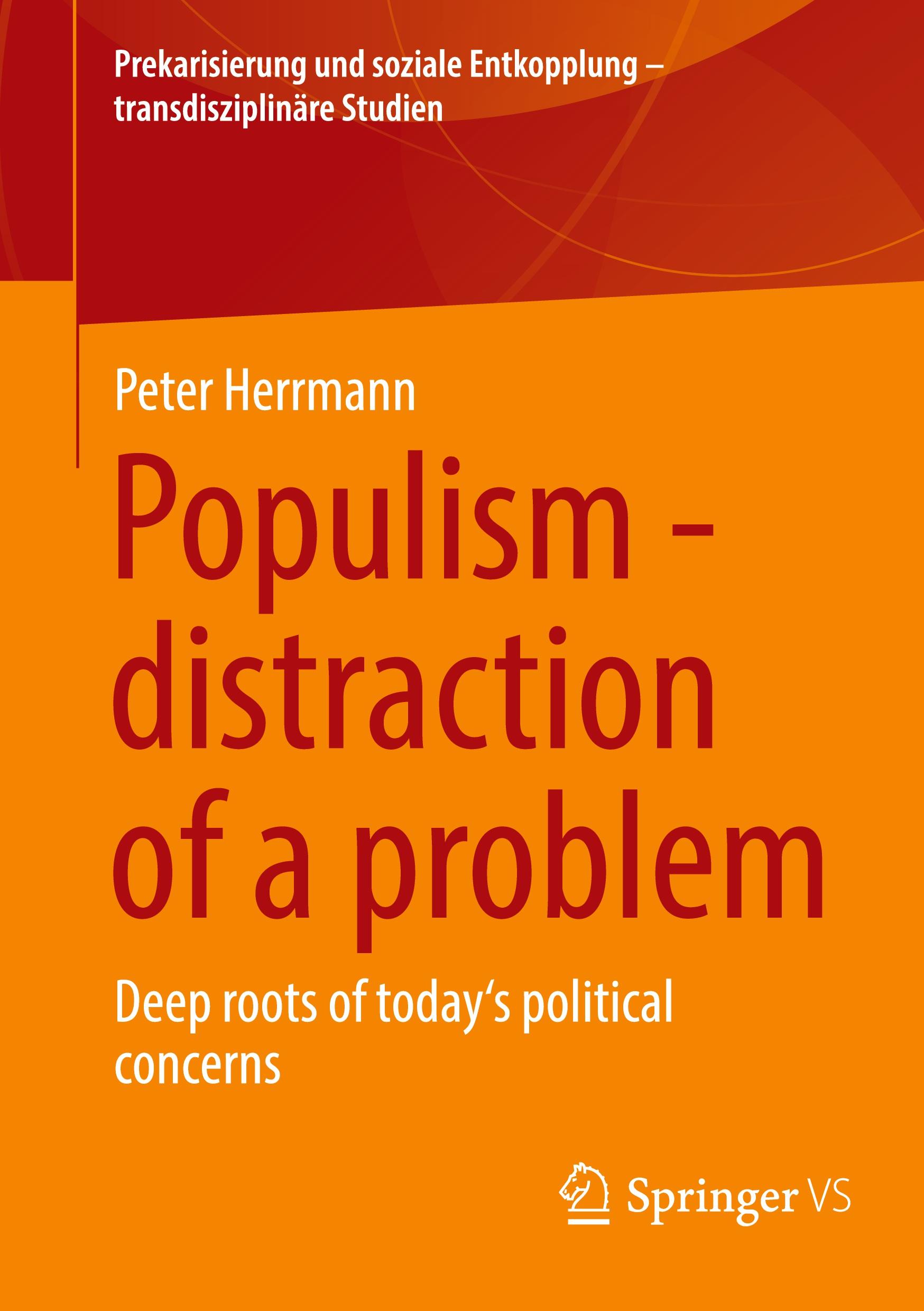 Vorderes Coverbild Populism - distraction of a problem