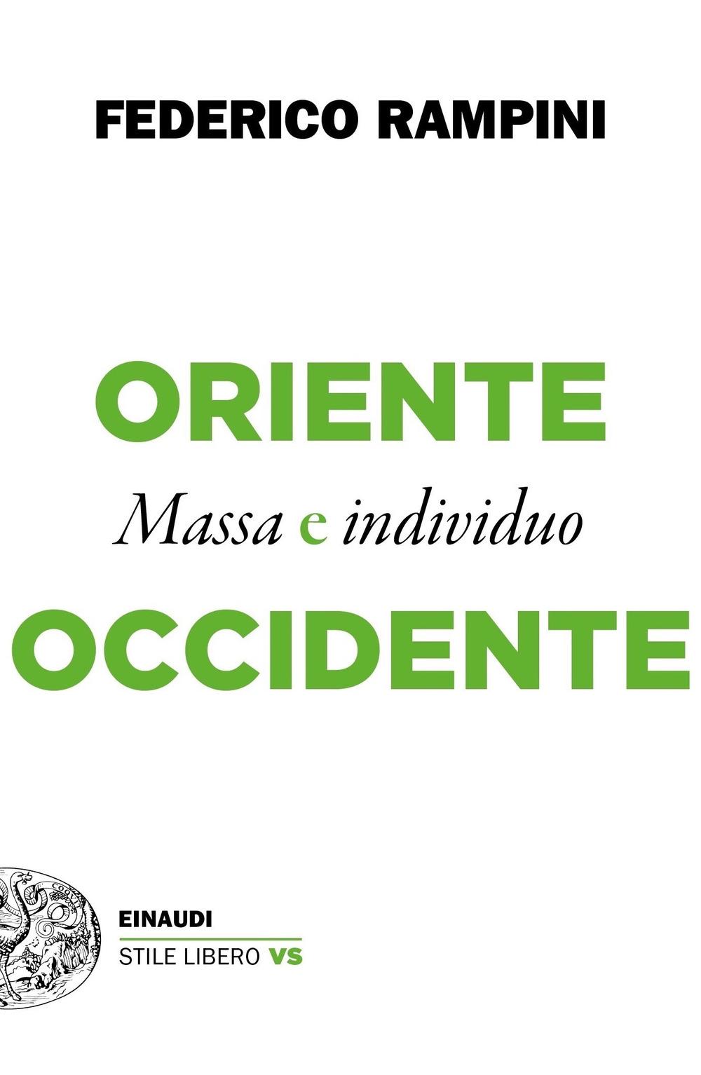 Vorderes Coverbild Oriente e Occidente. Massa e individuo