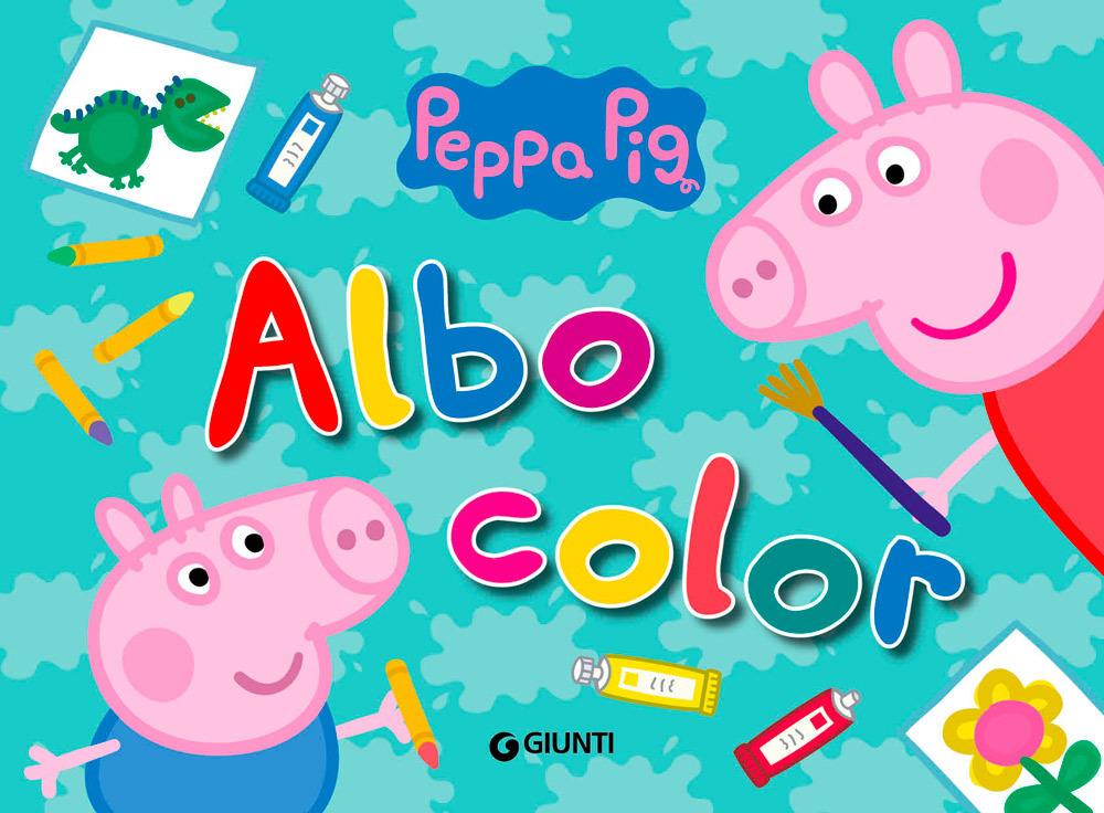 Vorderes Coverbild Albo color. Peppa Pig