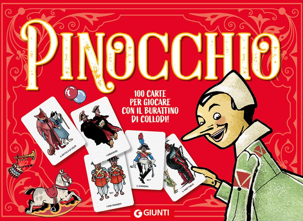 Vorderes Coverbild Pinocchio. 100 carte per giocare con il burattino di Collodi!