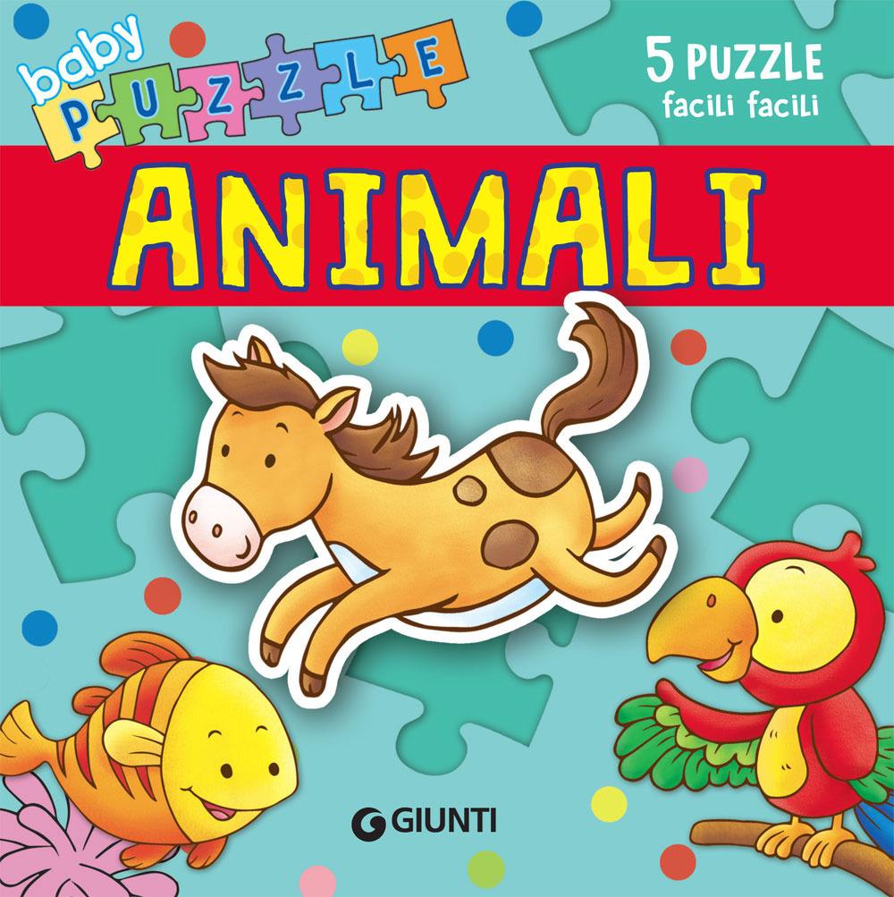Vorderes Coverbild Animali. Libro puzzle