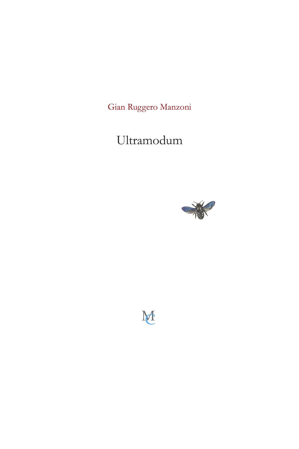 Vorderes Coverbild Ultramodum (la sparizione dell'immanente)