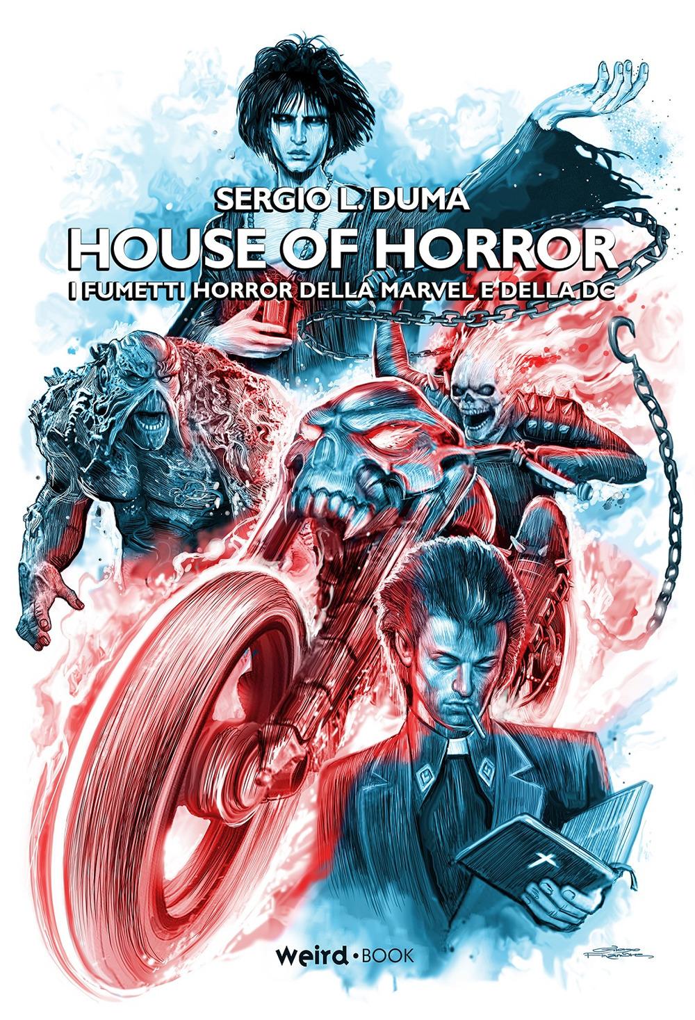 Vorderes Coverbild House of horror. I fumetti horror della Marvel e della DC