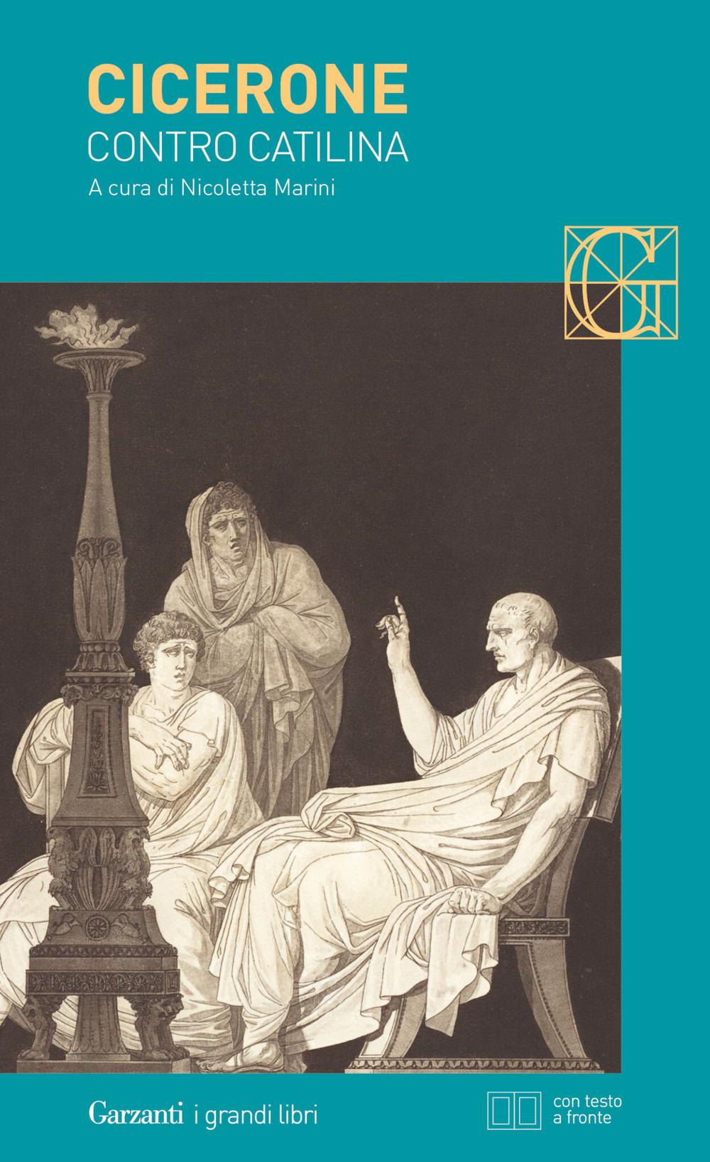 Vorderes Coverbild Contro Catilina. Testo latino a fronte